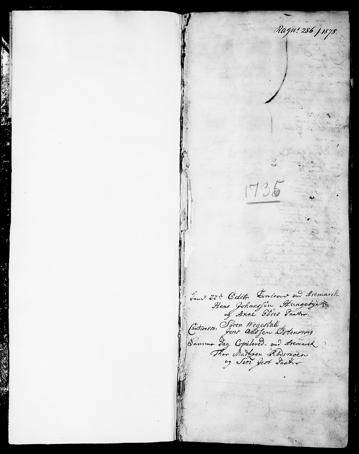 Aremark prestekontor Kirkebøker, SAO/A-10899/F/Fa/L0001: Ministerialbok nr.  I 1, 1735-1744