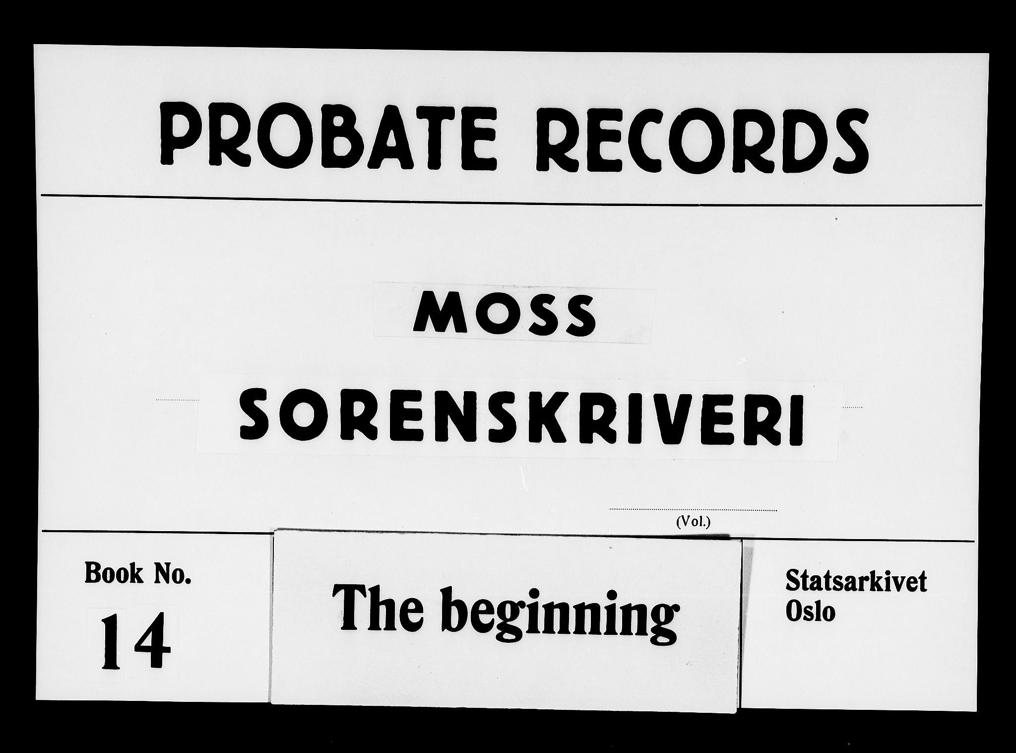 Moss sorenskriveri, SAO/A-10168, 1823-1834