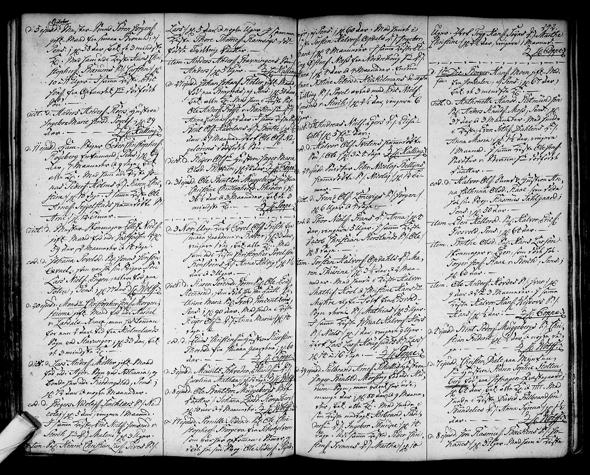Kongsberg kirkebøker, SAKO/A-22/F/Fa/L0005: Ministerialbok nr. I 5, 1769-1782, s. 242