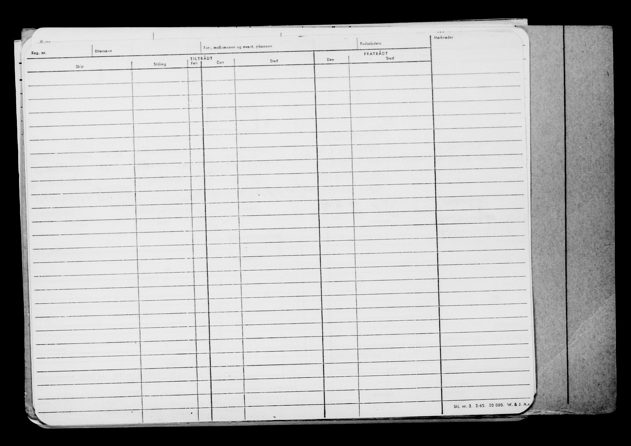 Direktoratet for sjømenn, AV/RA-S-3545/G/Gb/L0147: Hovedkort, 1917, s. 445