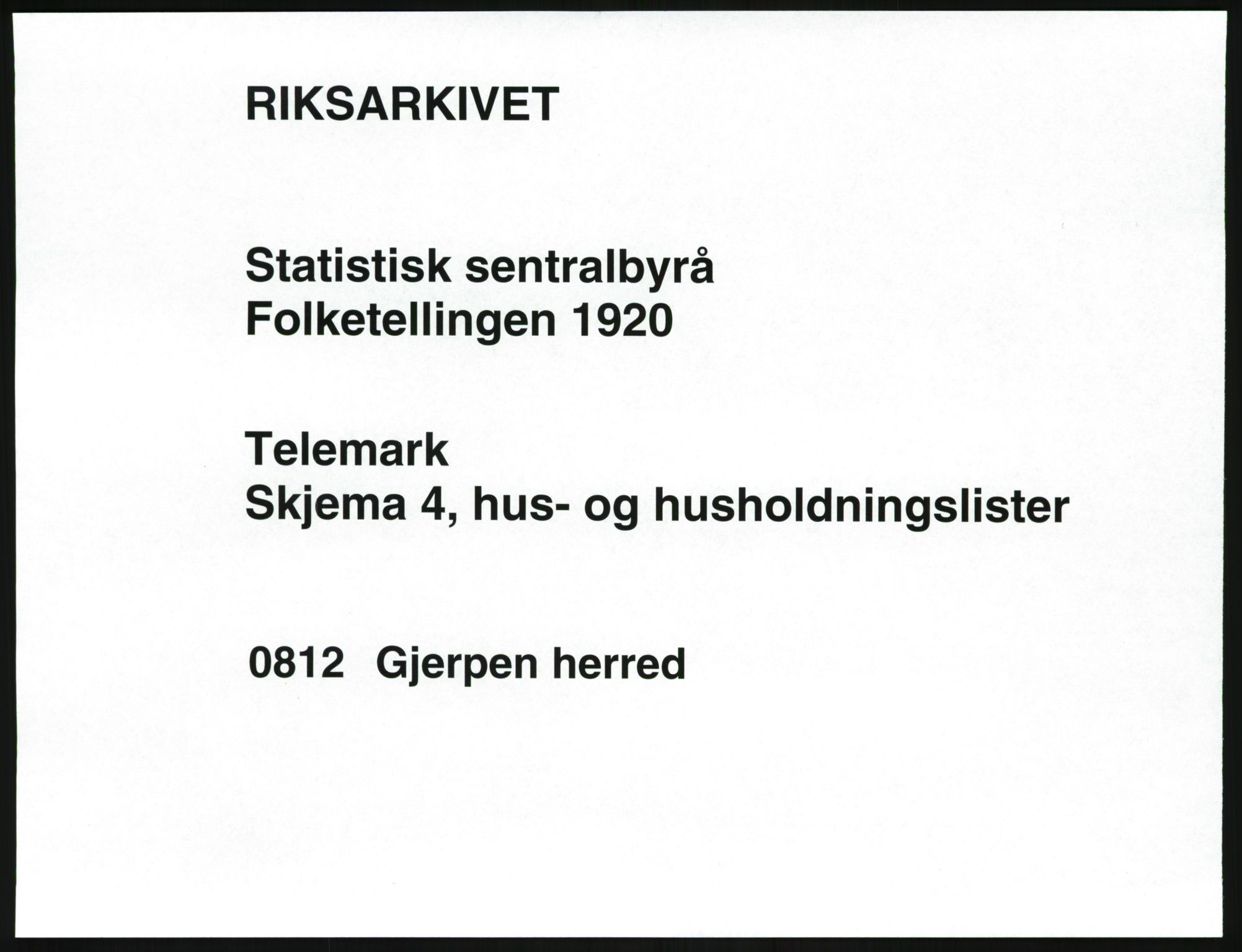 SAKO, Folketelling 1920 for 0812 Gjerpen herred, 1920, s. 60