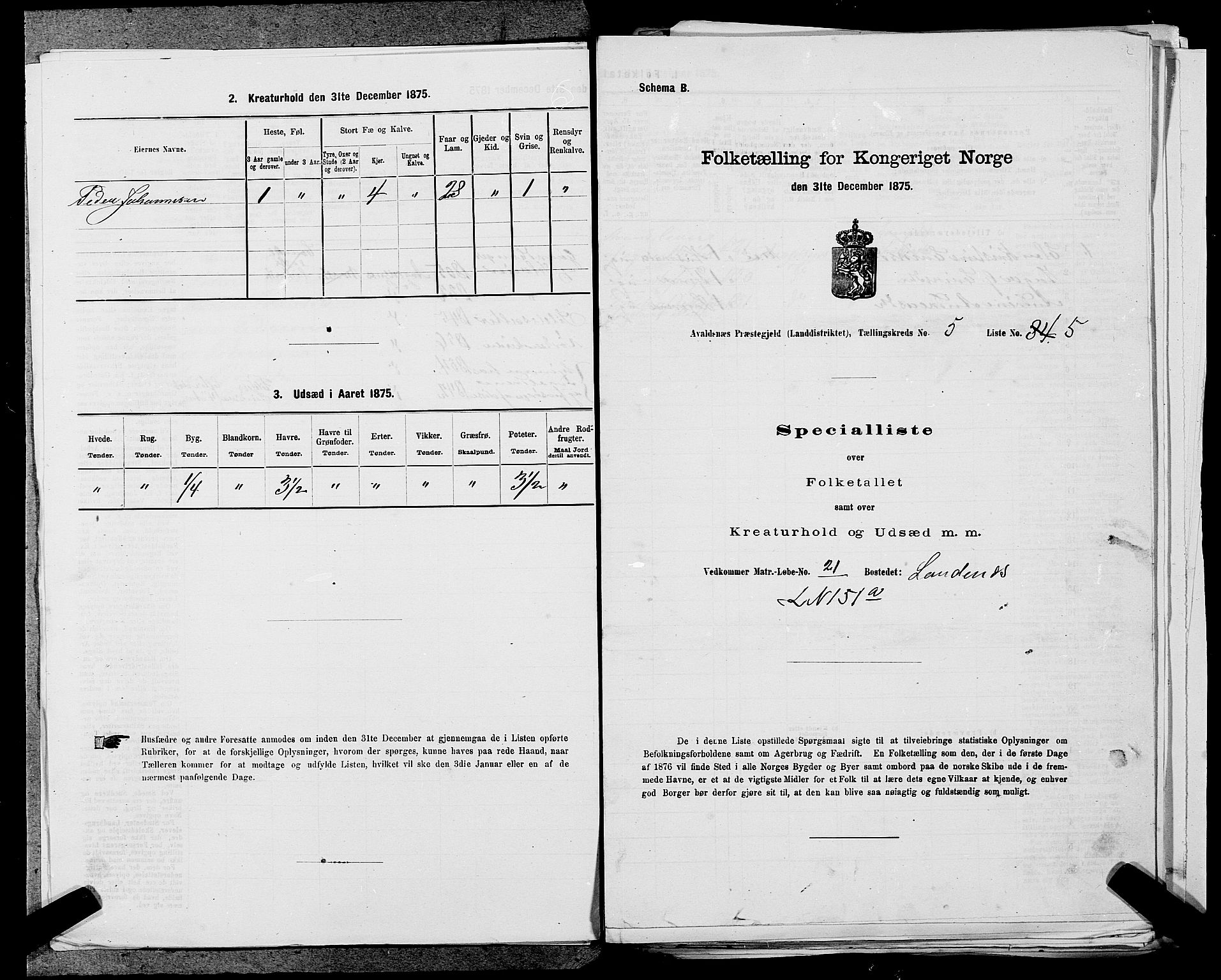 SAST, Folketelling 1875 for 1147L Avaldsnes prestegjeld, Avaldsnes sokn og Kopervik landsokn, 1875, s. 671