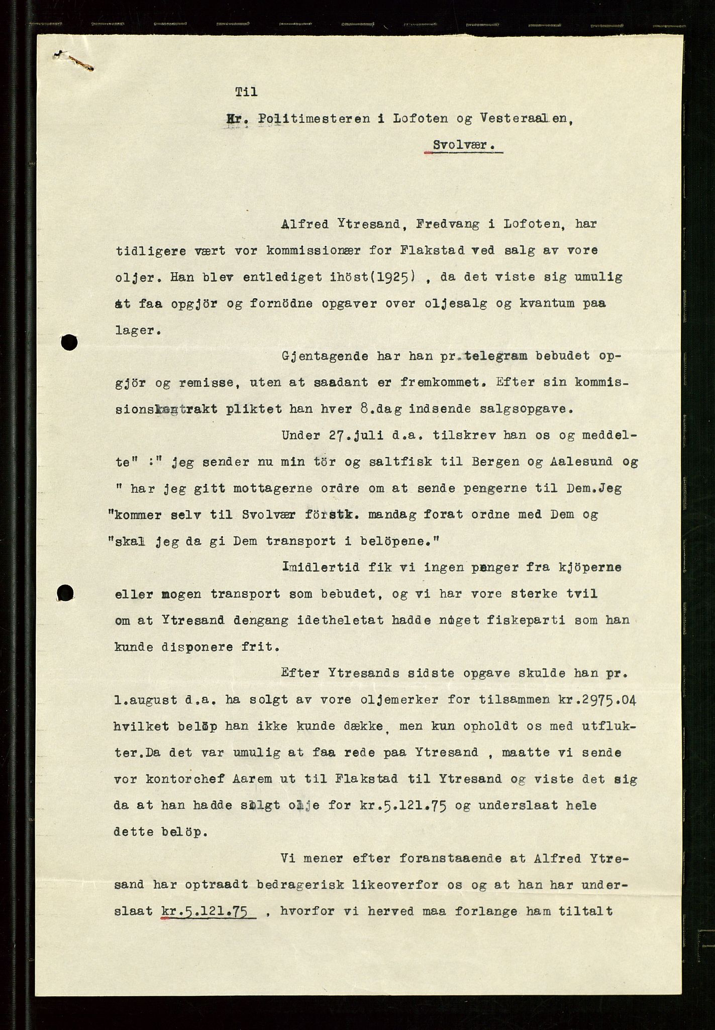 Pa 1521 - A/S Norske Shell, AV/SAST-A-101915/E/Ea/Eaa/L0024: Sjefskorrespondanse, 1926, s. 926