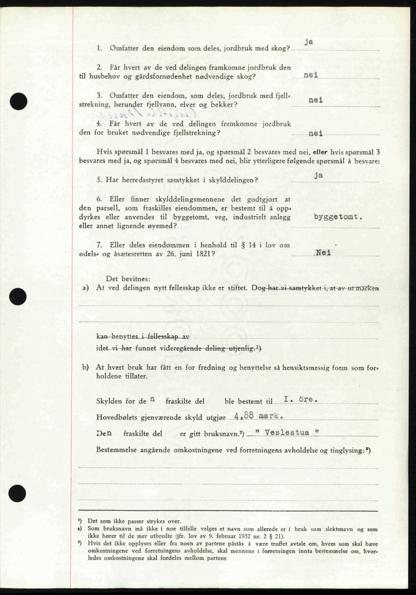 Follo sorenskriveri, SAO/A-10274/G/Ga/Gaa/L0085: Pantebok nr. I 85, 1948-1948, Dagboknr: 4031/1948