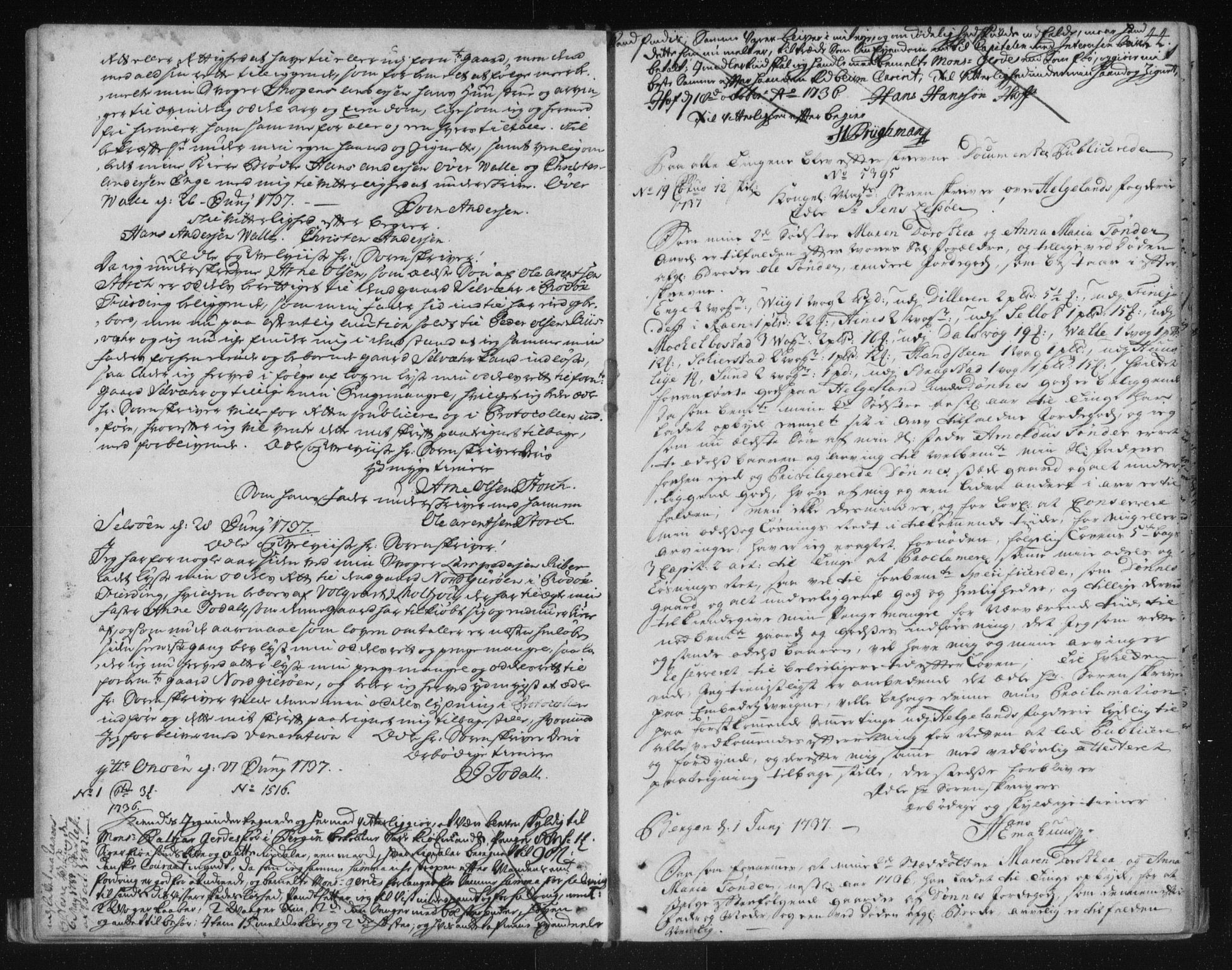 Helgeland sorenskriveri, SAT/A-0004/2/2C/L0002: Pantebok nr. 1b, 1729-1751, s. 44