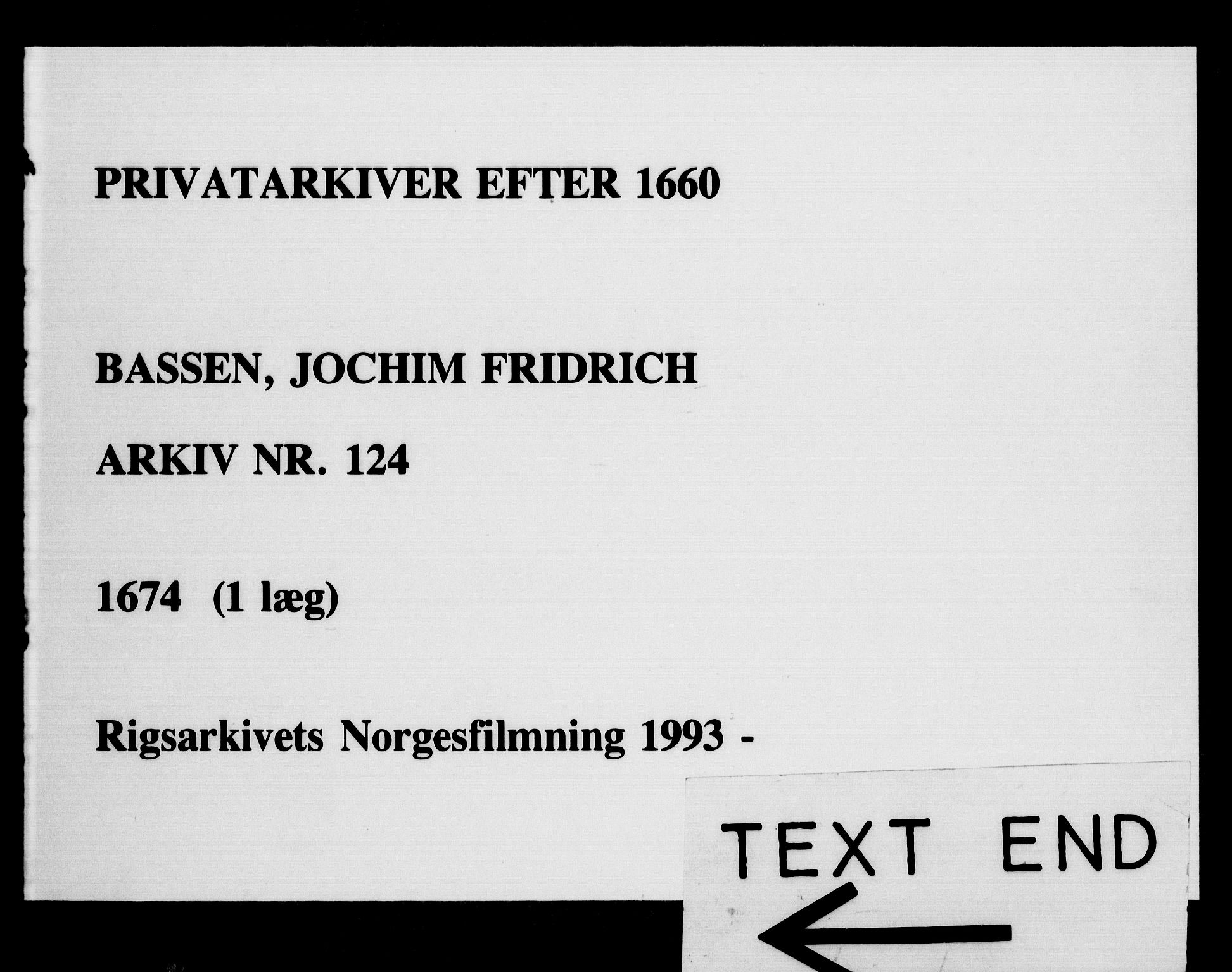 Fra DRA 1996, Privatarkiver etter 1660, AV/RA-EA-5941/F/L0001: Privatarkiver etter 1660, 1669-1740, s. 23