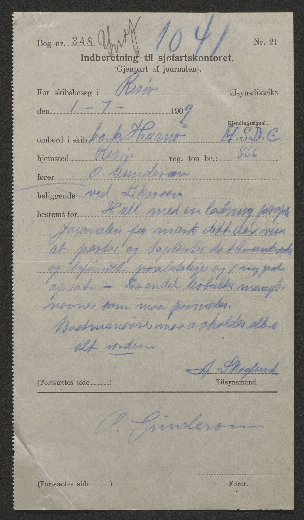 Sjøfartsdirektoratet med forløpere, skipsmapper slettede skip, AV/RA-S-4998/F/Fa/L0519: --, 1850-1922, s. 46