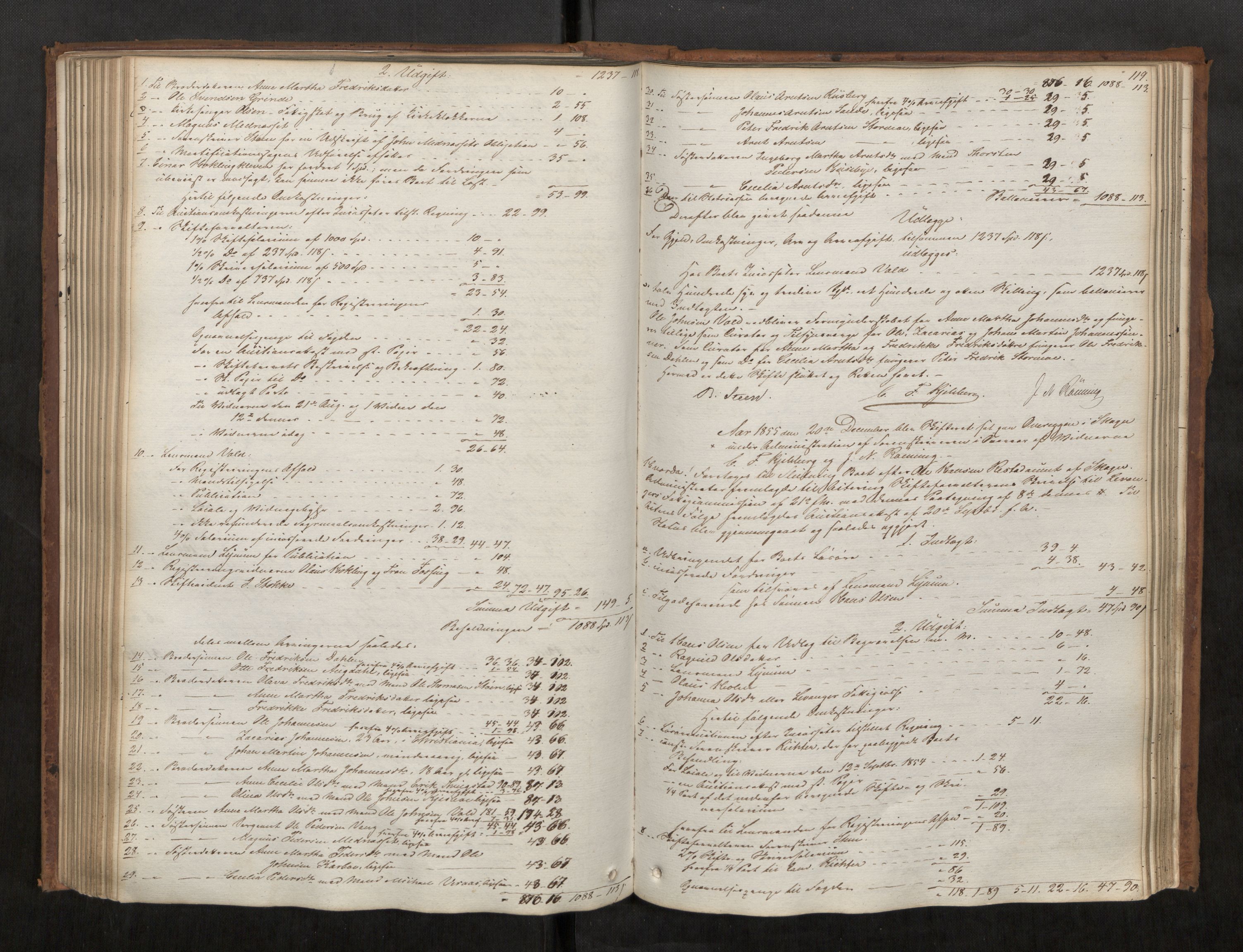 Stjør- og Verdal sorenskriveri, AV/SAT-A-4167/1/3/3A/L0040: Skifteslutningsprotokoll, 1853-1857, s. 119