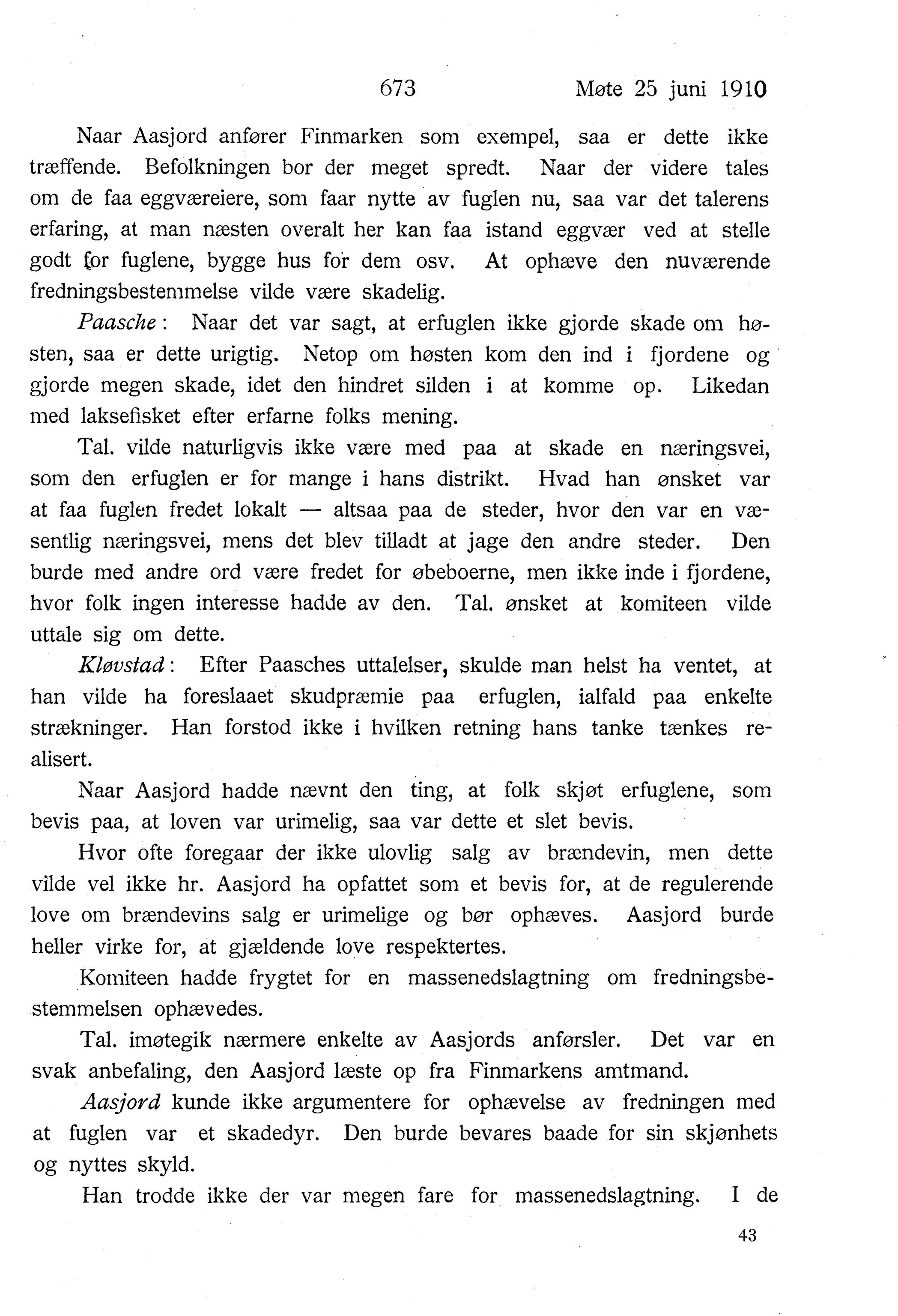 Nordland Fylkeskommune. Fylkestinget, AIN/NFK-17/176/A/Ac/L0033: Fylkestingsforhandlinger 1910, 1910