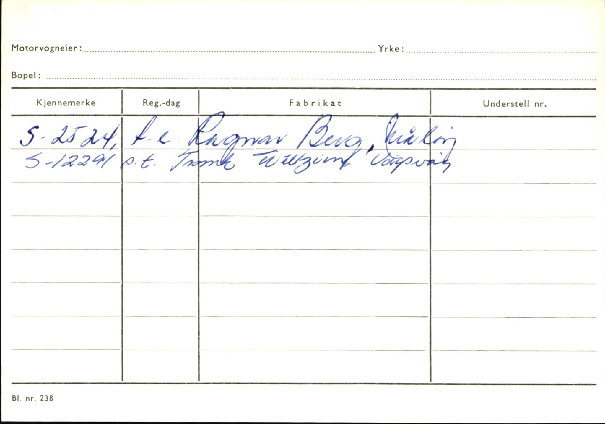 Statens vegvesen, Sogn og Fjordane vegkontor, AV/SAB-A-5301/4/F/L0145: Registerkort Vågsøy S-Å. Årdal I-P, 1945-1975, s. 555