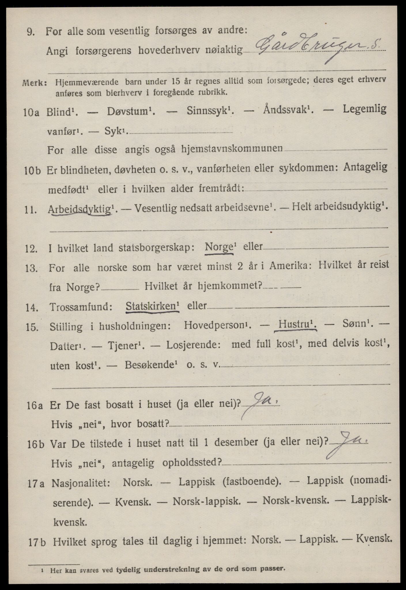 SAT, Folketelling 1920 for 1624 Rissa herred, 1920, s. 2796