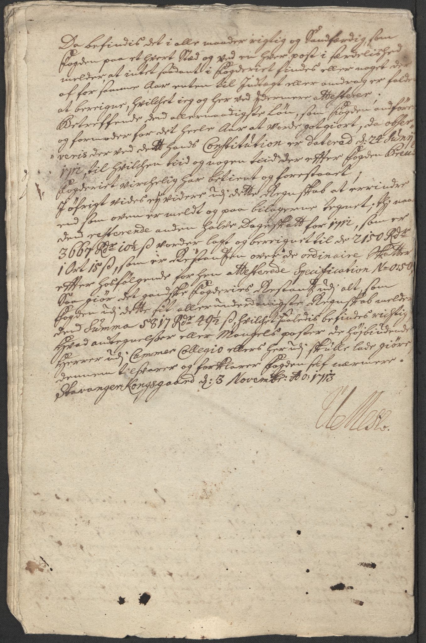 Rentekammeret inntil 1814, Reviderte regnskaper, Fogderegnskap, AV/RA-EA-4092/R46/L2737: Fogderegnskap Jæren og Dalane, 1712, s. 17