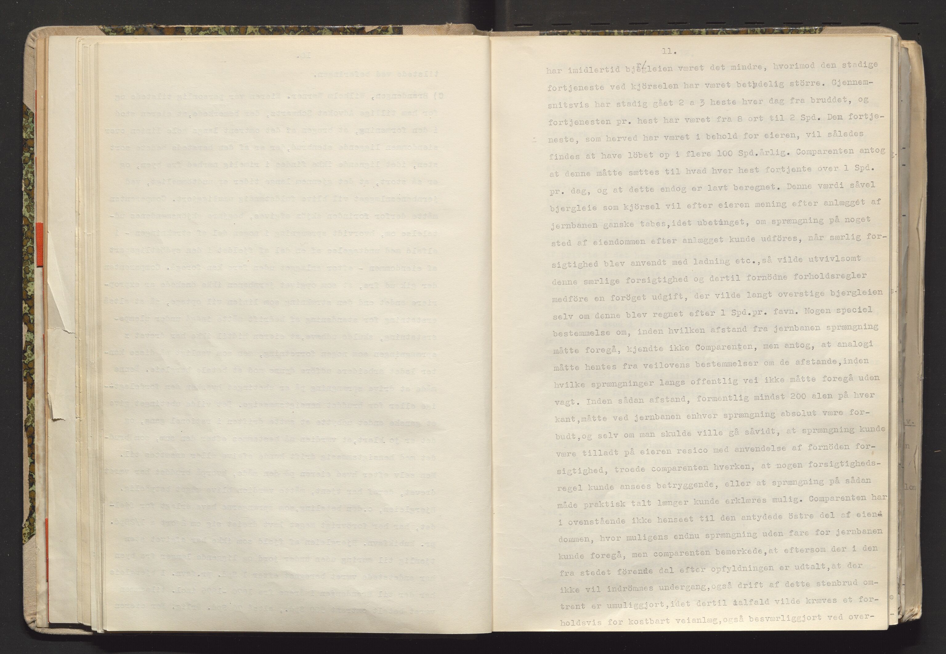 Norges Statsbaner Drammen distrikt (NSB), AV/SAKO-A-30/Y/Yc/L0005: Takster Vestfoldbanen strekningen Drammen-Horten samt Drammen stasjons utvidelse , 1877-1910, s. 11