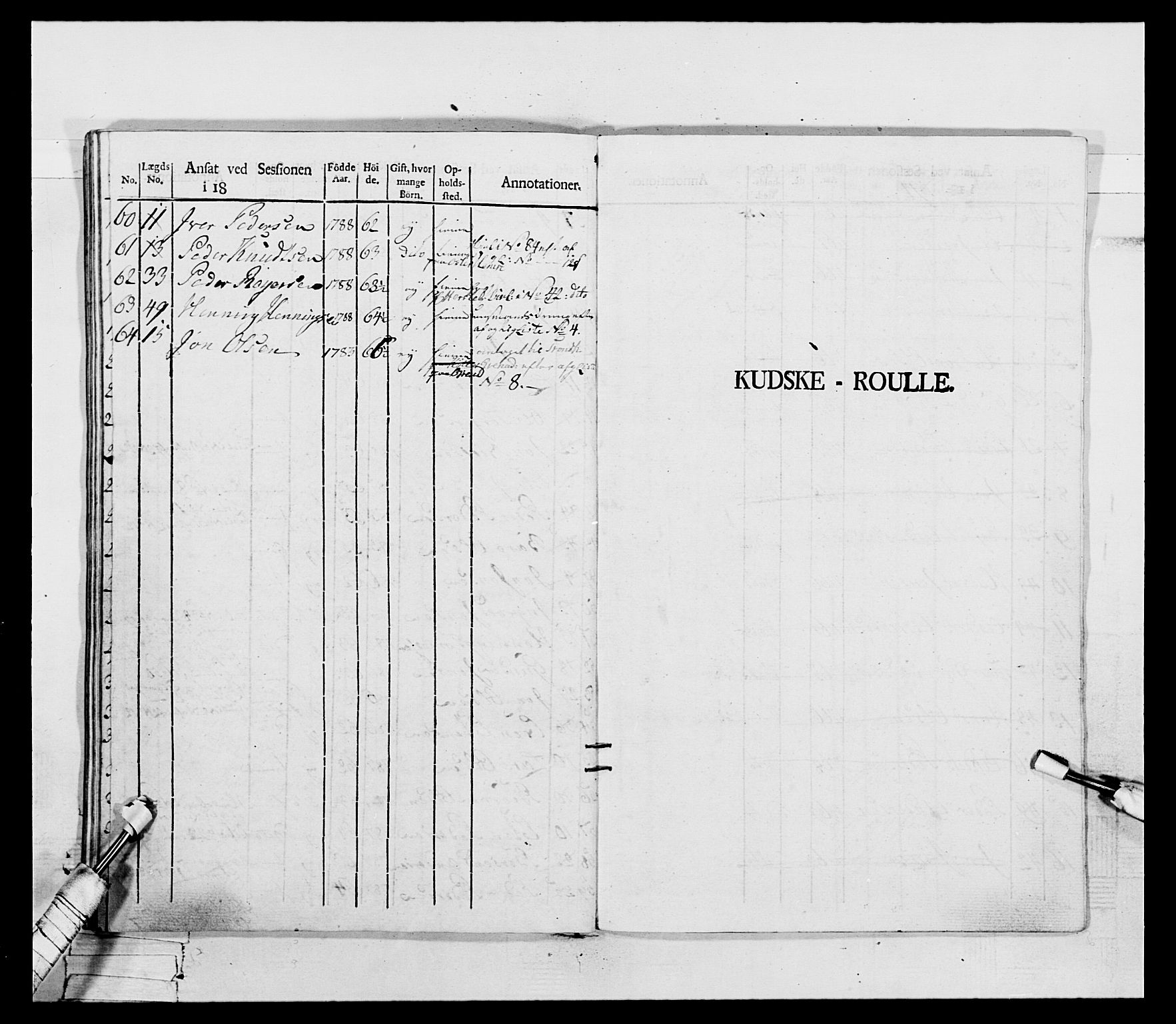 Generalitets- og kommissariatskollegiet, Det kongelige norske kommissariatskollegium, RA/EA-5420/E/Eh/L0075a: 1. Trondheimske nasjonale infanteriregiment, 1789-1811, s. 322