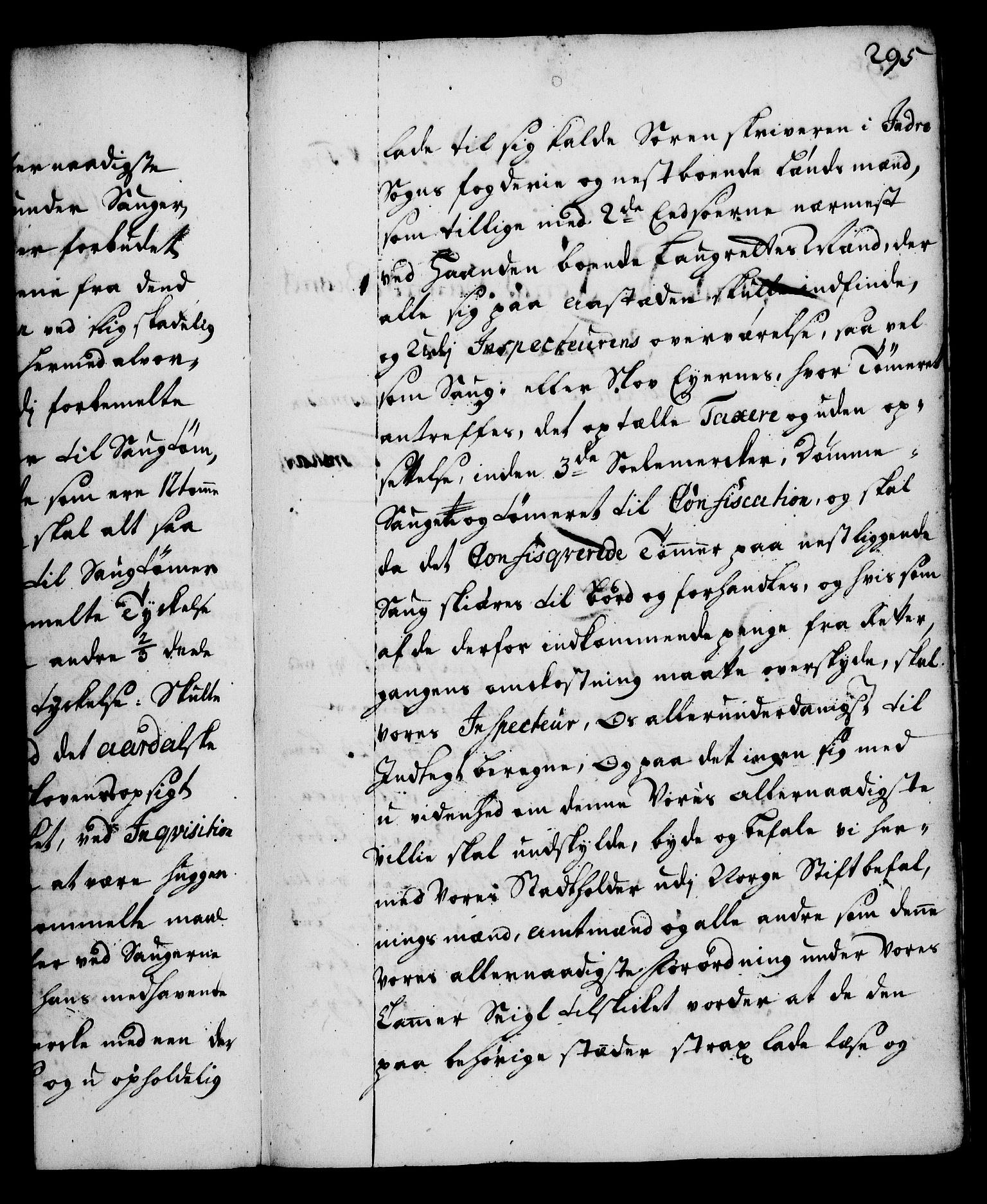 Rentekammeret, Kammerkanselliet, RA/EA-3111/G/Gg/Gga/L0002: Norsk ekspedisjonsprotokoll med register (merket RK 53.2), 1723-1727, s. 295