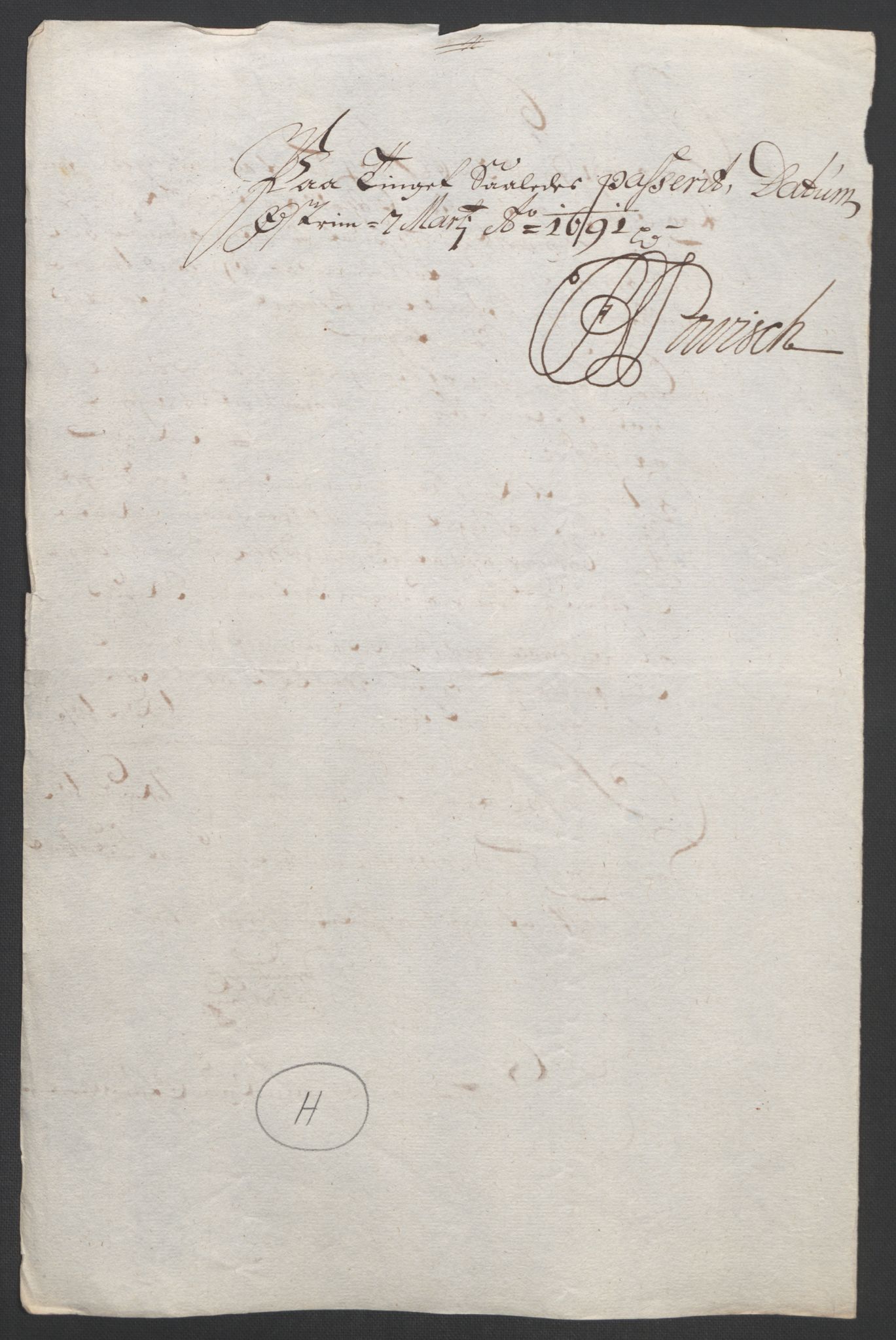 Rentekammeret inntil 1814, Reviderte regnskaper, Fogderegnskap, AV/RA-EA-4092/R47/L2856: Fogderegnskap Ryfylke, 1689-1693, s. 234