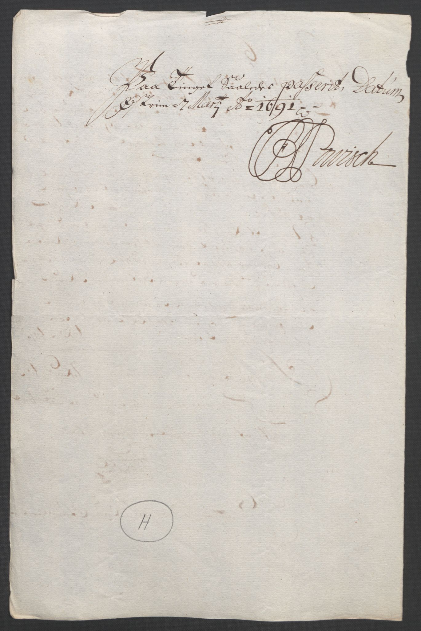 Rentekammeret inntil 1814, Reviderte regnskaper, Fogderegnskap, RA/EA-4092/R47/L2856: Fogderegnskap Ryfylke, 1689-1693, s. 234