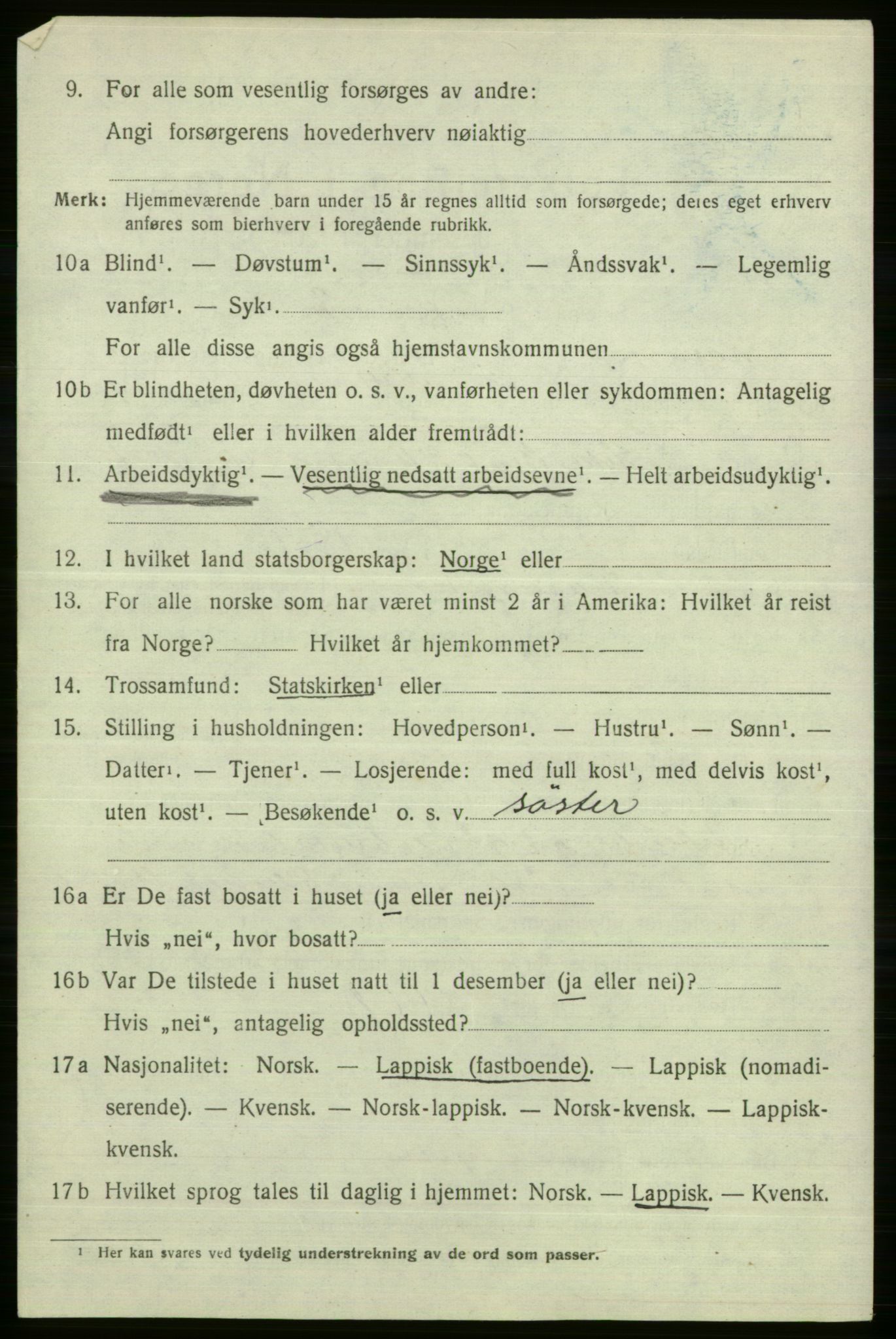 SATØ, Folketelling 1920 for 2021 Karasjok herred, 1920, s. 375