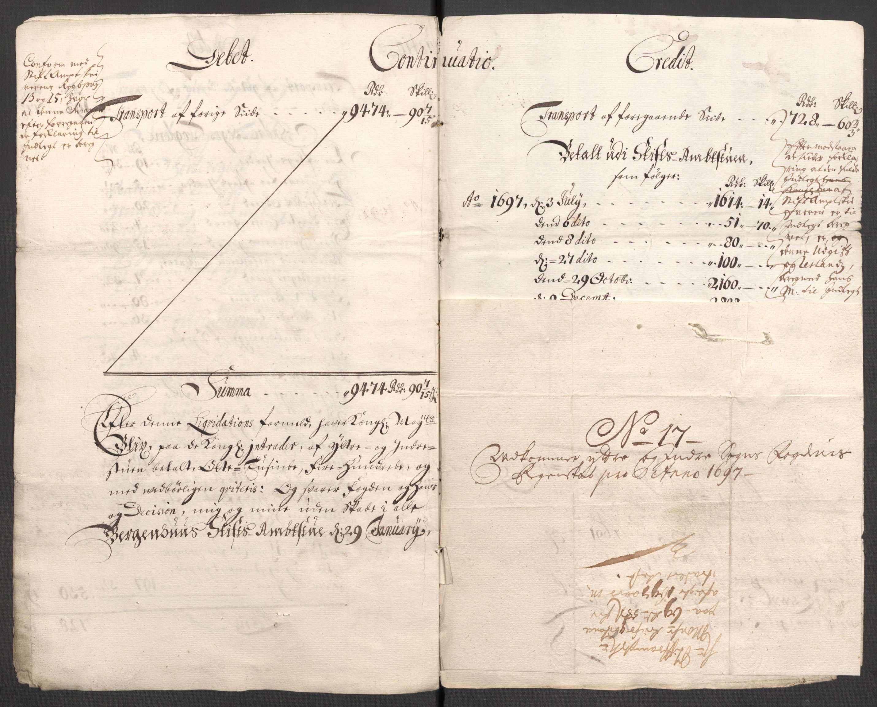 Rentekammeret inntil 1814, Reviderte regnskaper, Fogderegnskap, AV/RA-EA-4092/R52/L3309: Fogderegnskap Sogn, 1696-1697, s. 454