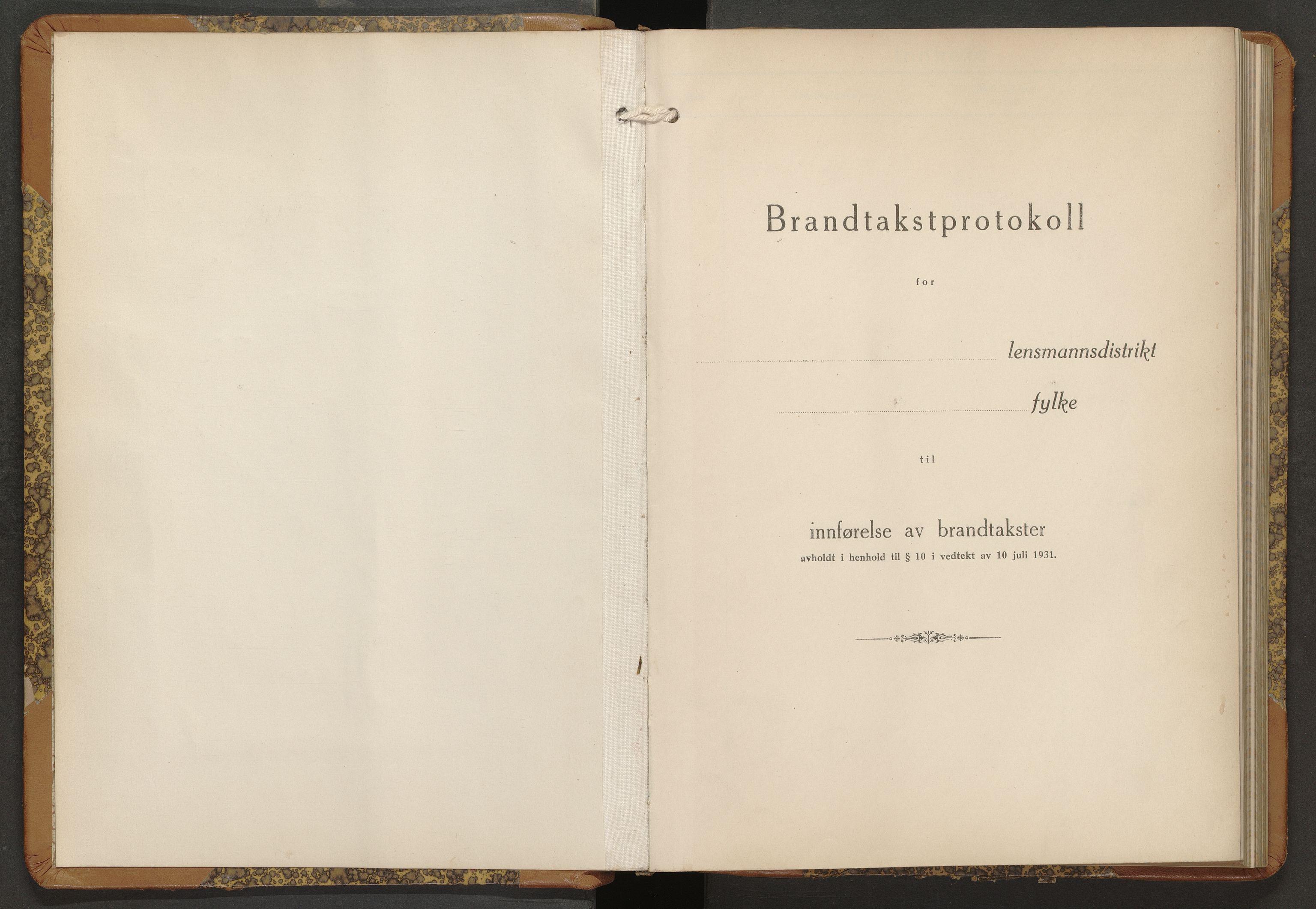 Norges brannkasse, branntakster Enebakk, AV/SAO-A-11384/F/Fb/L0002: Branntakstprotokoll, 1938-1952