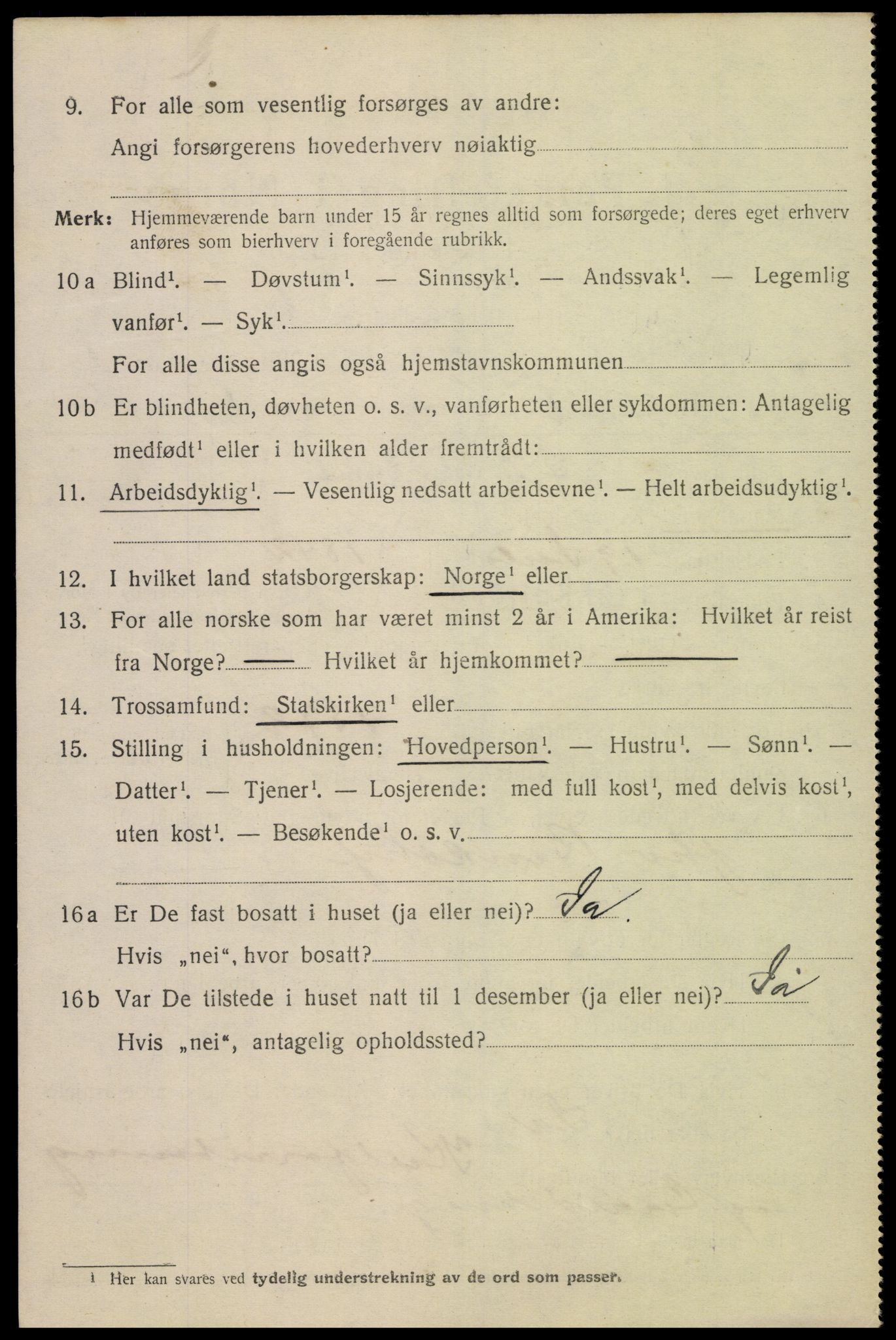SAK, Folketelling 1920 for 1004 Flekkefjord kjøpstad, 1920, s. 2039