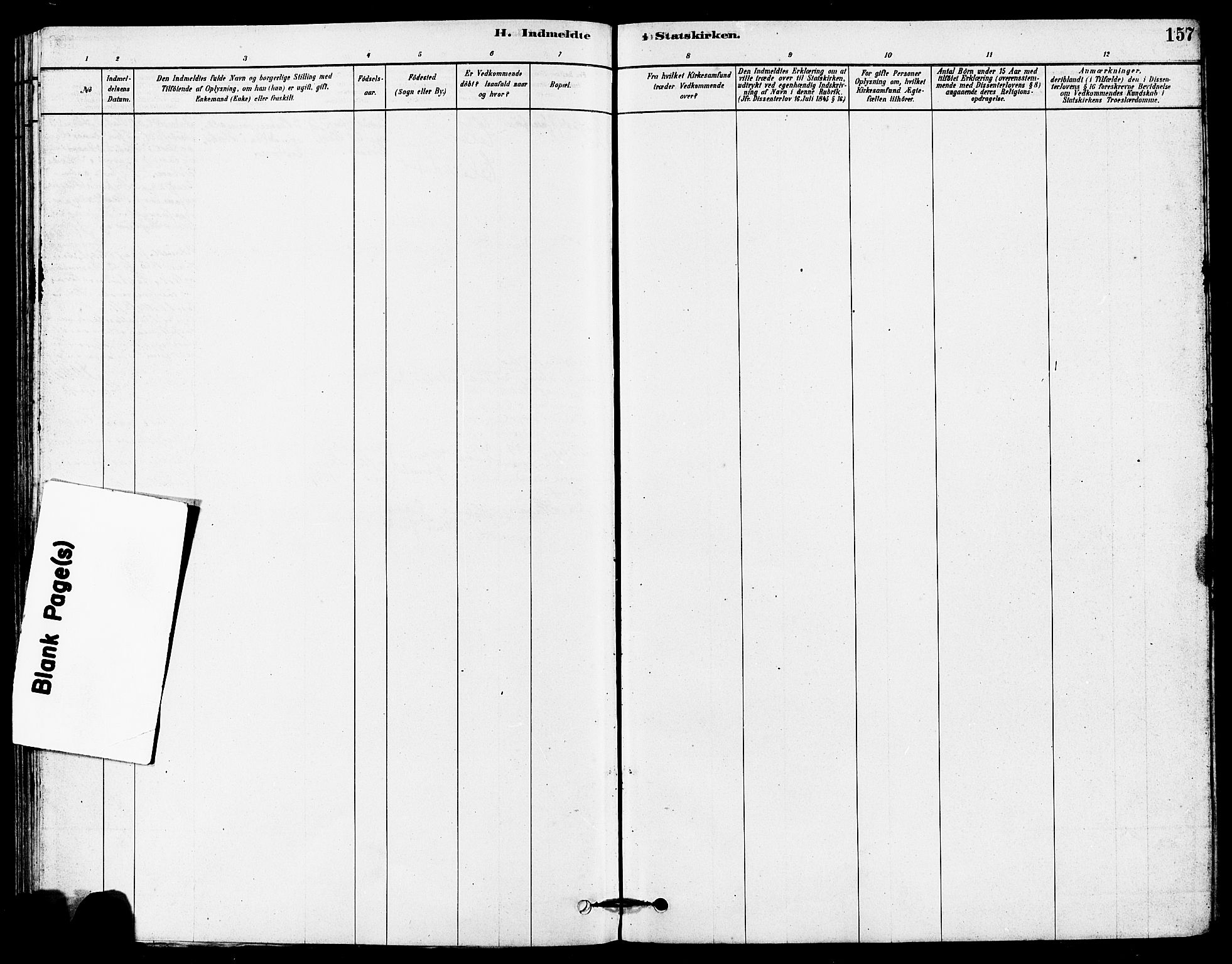 Høyland sokneprestkontor, SAST/A-101799/001/30BA/L0012: Ministerialbok nr. A 11, 1878-1889, s. 157