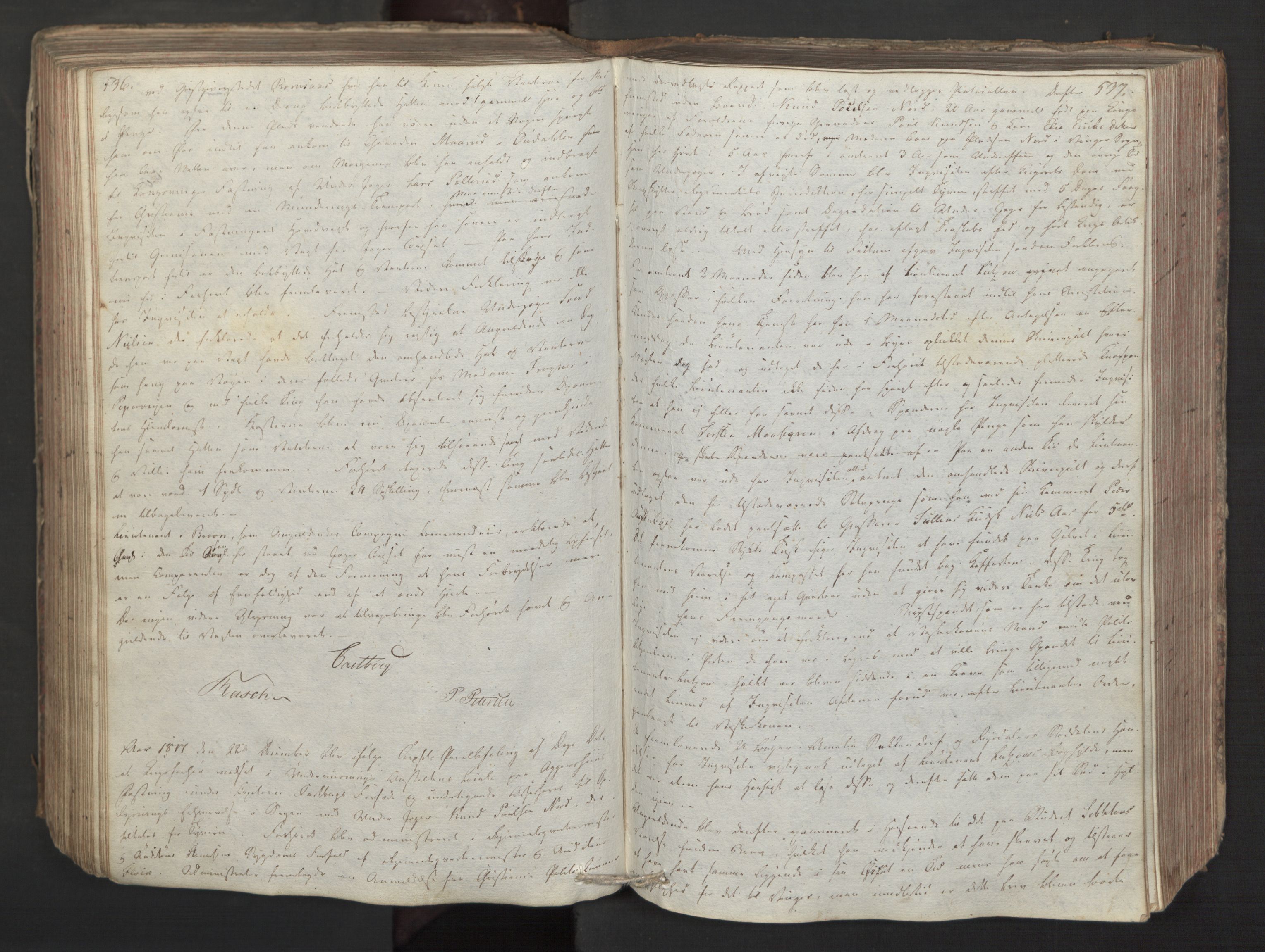 Forsvaret, Generalauditøren, AV/RA-RAFA-1772/F/Fg/Fgc/L0011: Justitsprotokoller, 1809-1818