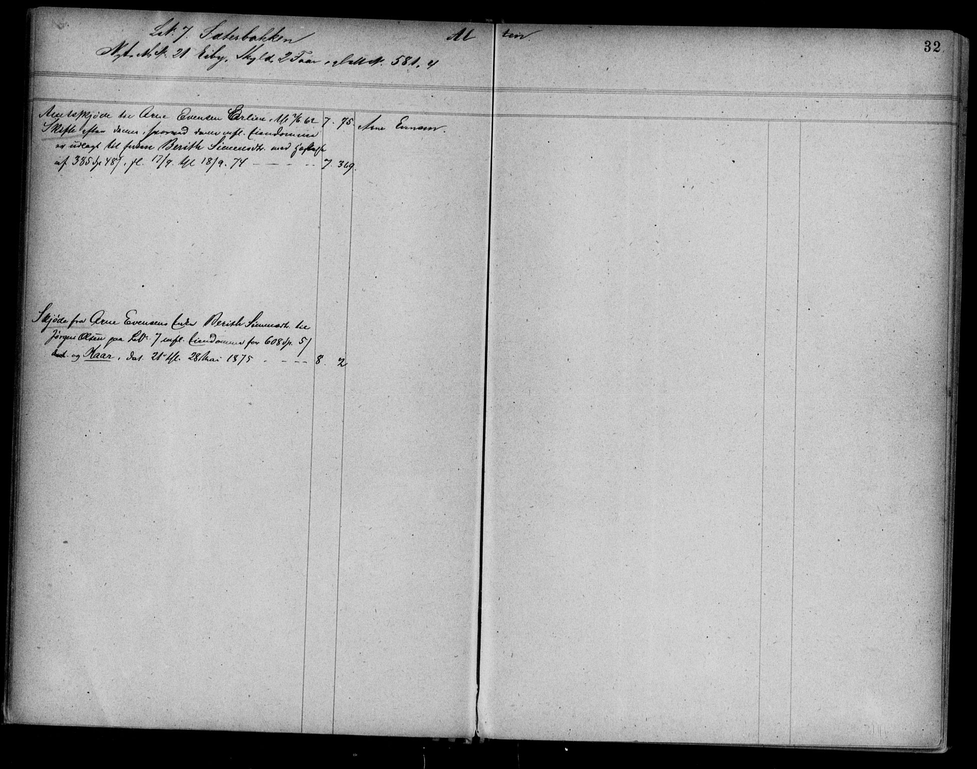 Alta fogderi/sorenskriveri, AV/SATØ-SATØ-5/1/K/Kb/Kba/L0007pantereg: Panteregister nr. 7, 1776, s. 32