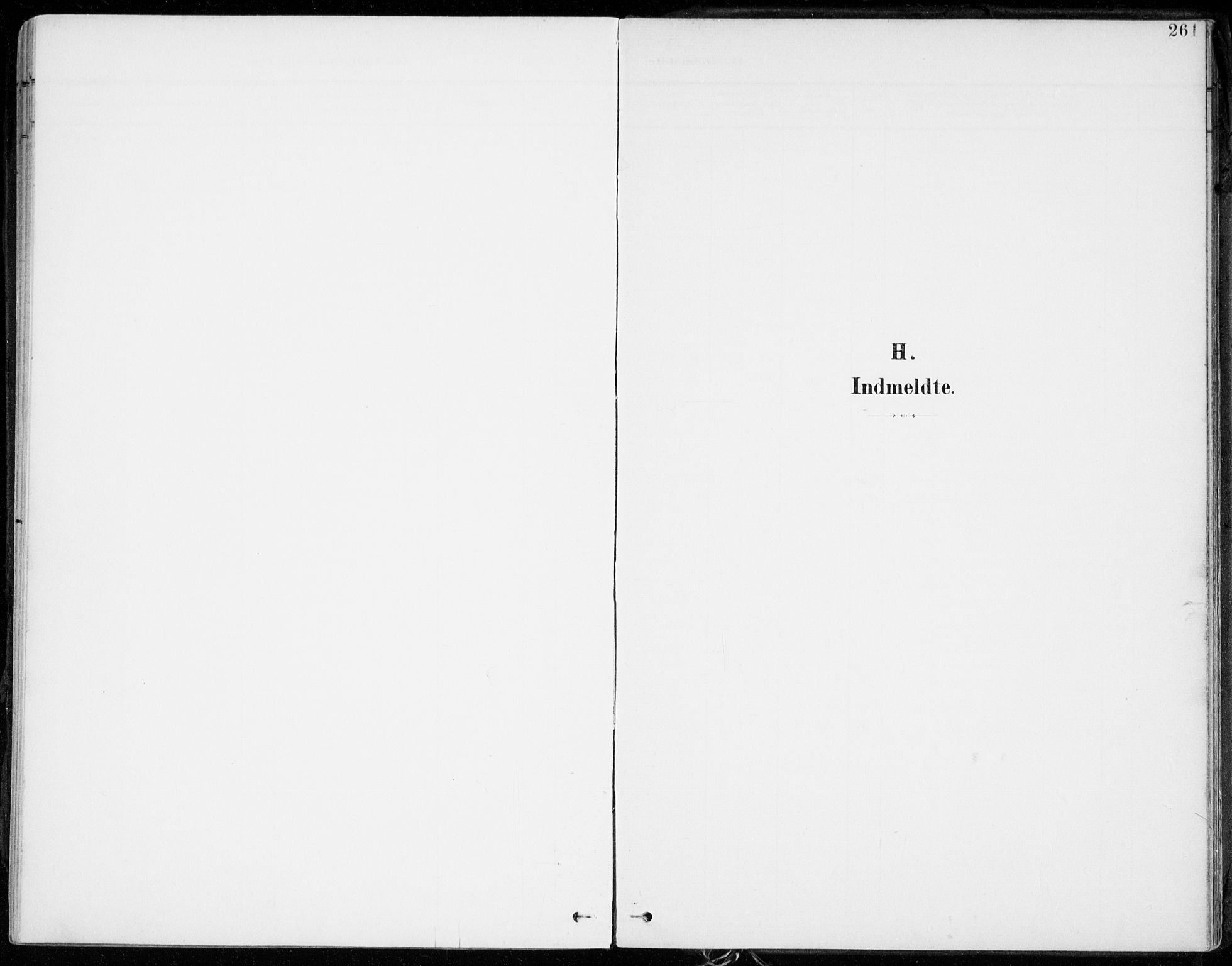 Lenvik sokneprestembete, SATØ/S-1310/H/Ha/Haa/L0014kirke: Ministerialbok nr. 14, 1899-1909, s. 261