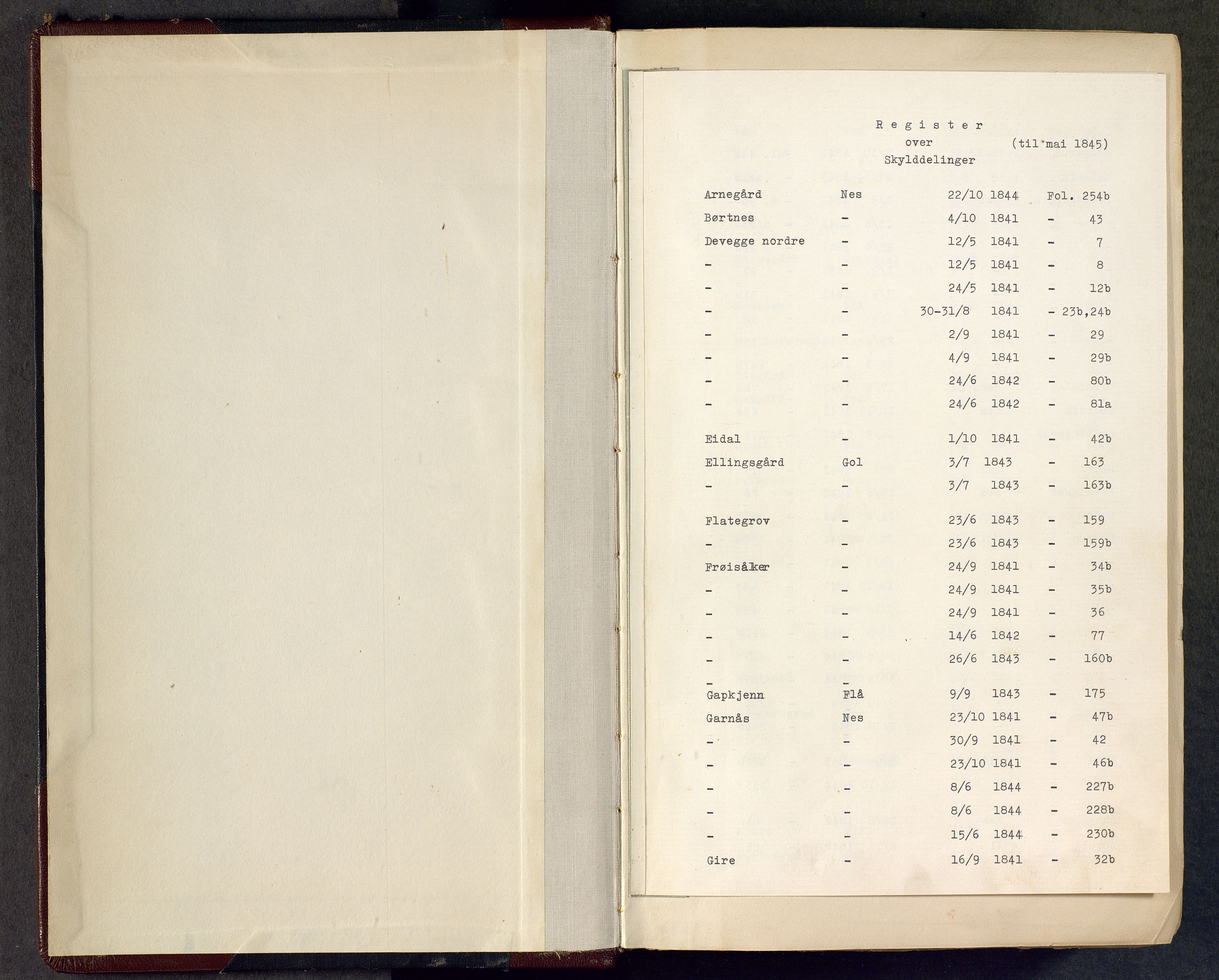 Hallingdal sorenskriveri, SAKO/A-121/F/Fc/L0004: Ekstrarettsprotokoll, Nes, 1841-1847