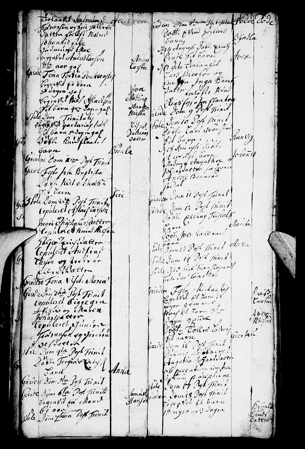 Etne sokneprestembete, SAB/A-75001/H/Haa: Ministerialbok nr. A 2, 1725-1755, s. 5