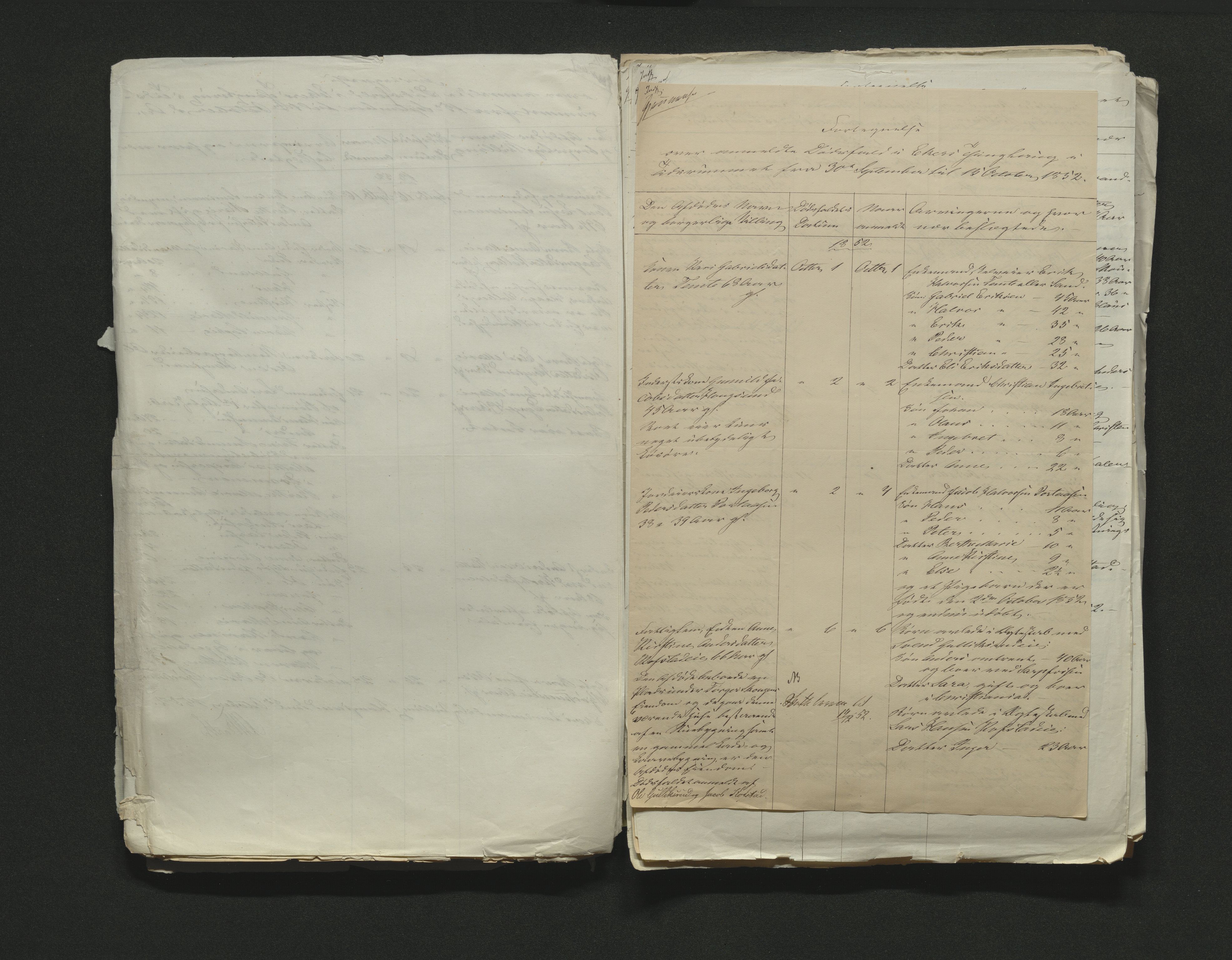 Eiker, Modum og Sigdal sorenskriveri, AV/SAKO-A-123/H/Ha/Hab/L0008: Dødsfallsmeldinger, 1850-1853