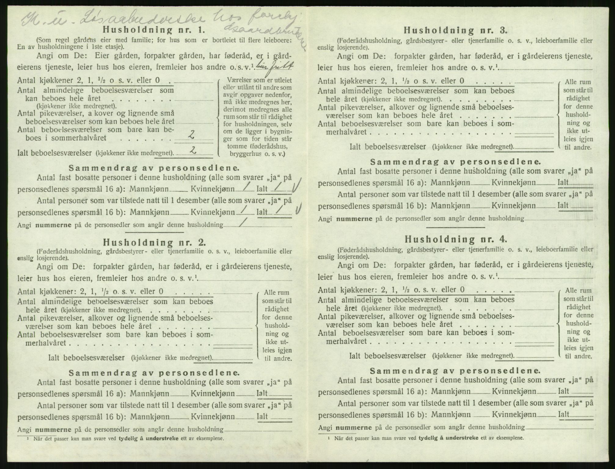 SAT, Folketelling 1920 for 1541 Veøy herred, 1920, s. 168