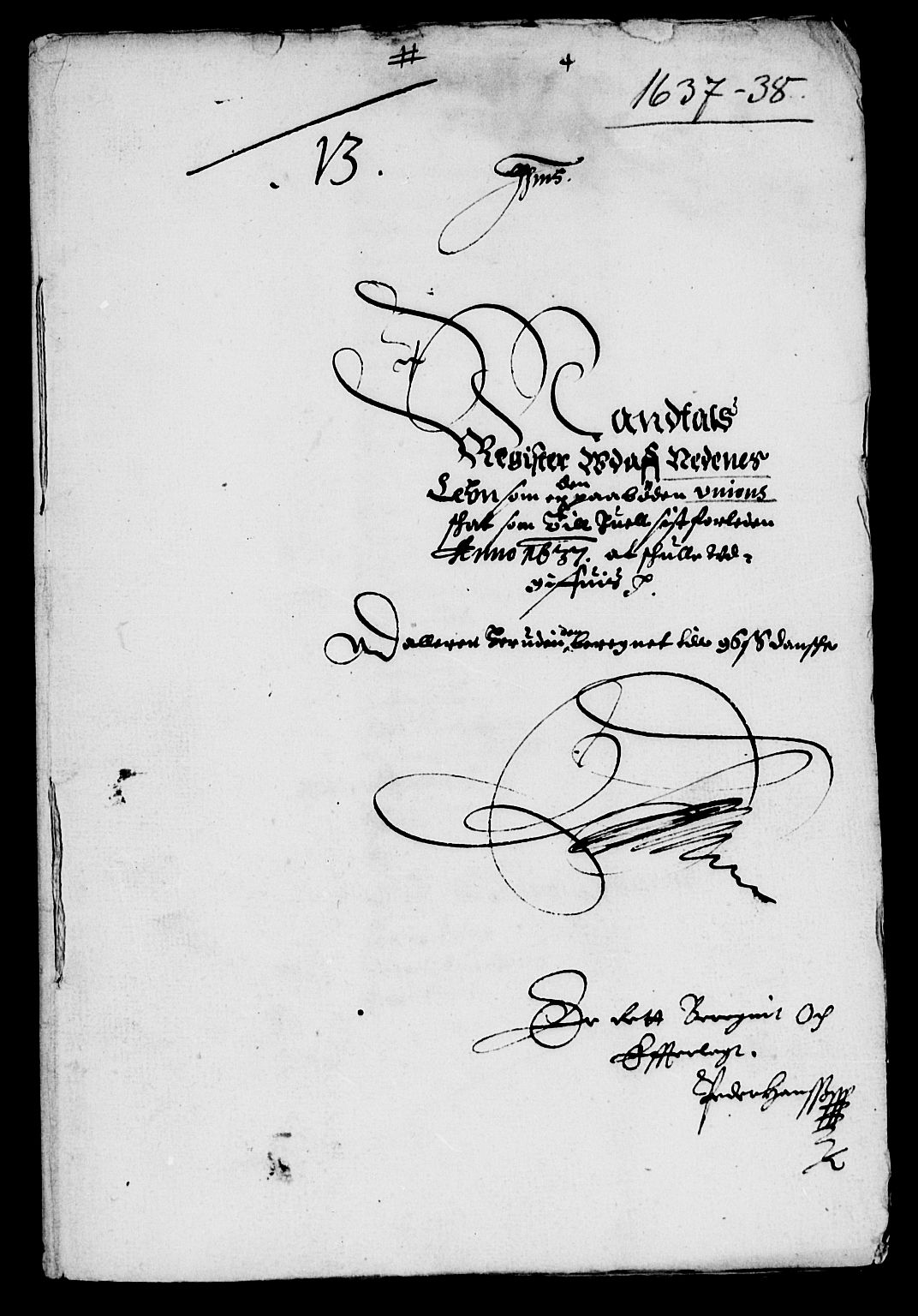 Rentekammeret inntil 1814, Reviderte regnskaper, Lensregnskaper, AV/RA-EA-5023/R/Rb/Rbq/L0027: Nedenes len. Mandals len. Råbyggelag., 1637-1639