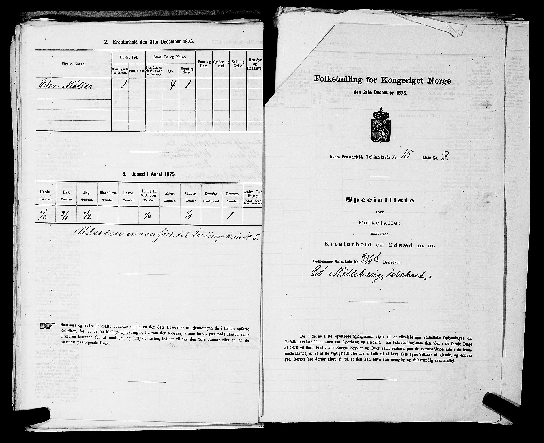 SAKO, Folketelling 1875 for 0624P Eiker prestegjeld, 1875, s. 2748