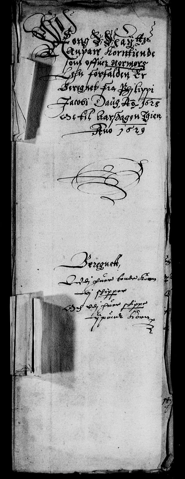 Rentekammeret inntil 1814, Reviderte regnskaper, Lensregnskaper, AV/RA-EA-5023/R/Rb/Rbw/L0037: Trondheim len, 1628-1629