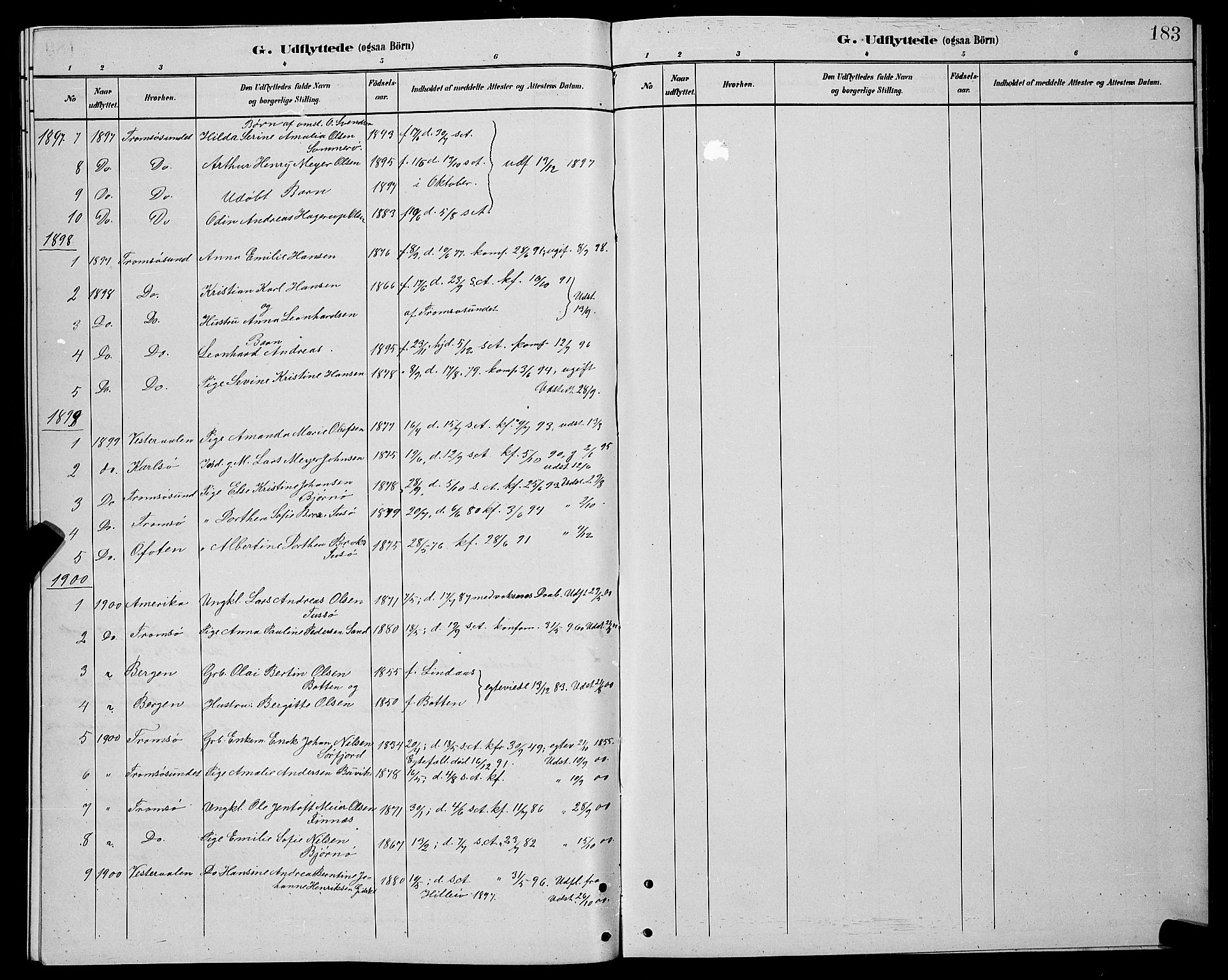 Lenvik sokneprestembete, AV/SATØ-S-1310/H/Ha/Hab/L0021klokker: Klokkerbok nr. 21, 1884-1900, s. 183