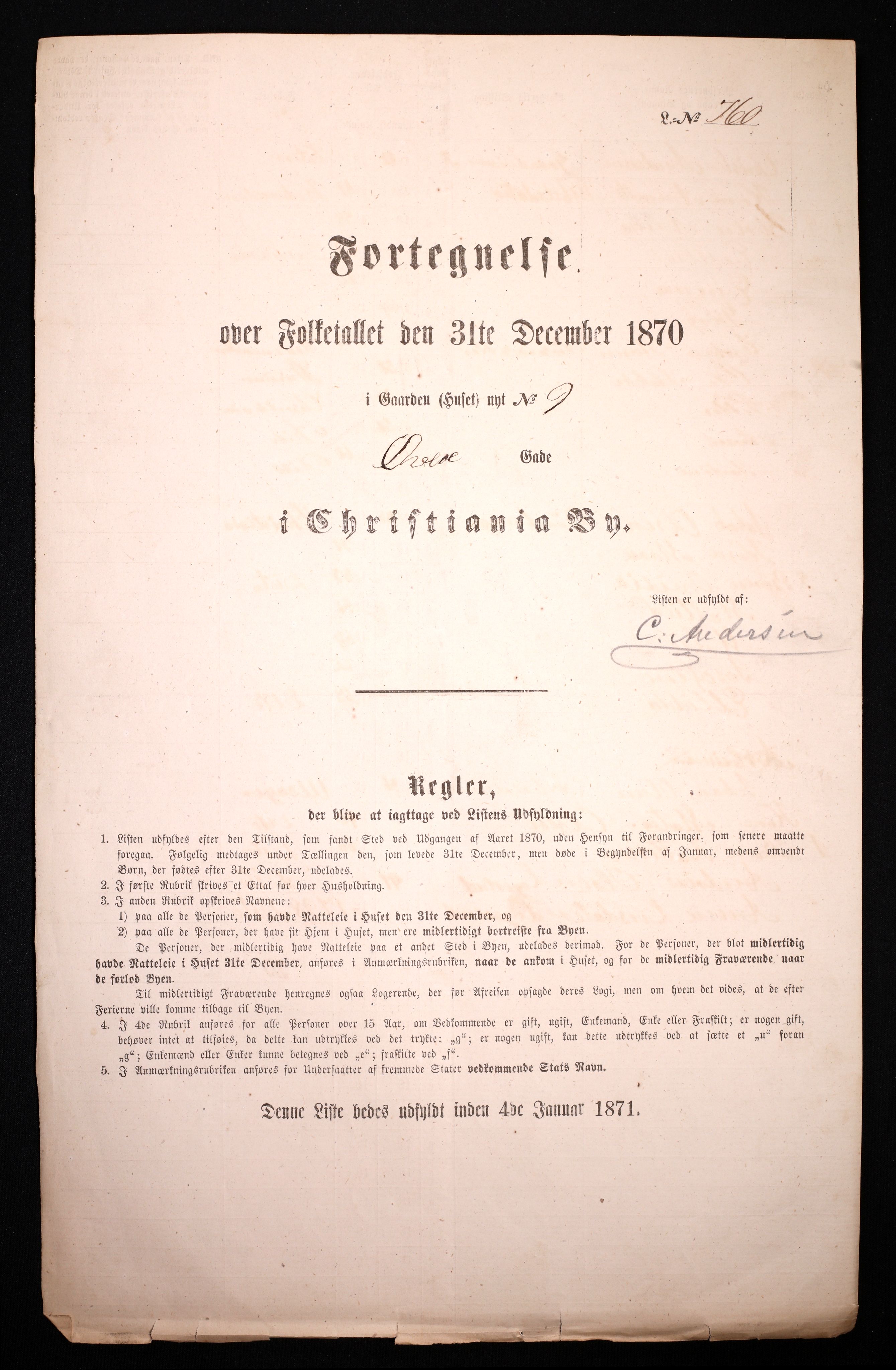 RA, Folketelling 1870 for 0301 Kristiania kjøpstad, 1870, s. 4673