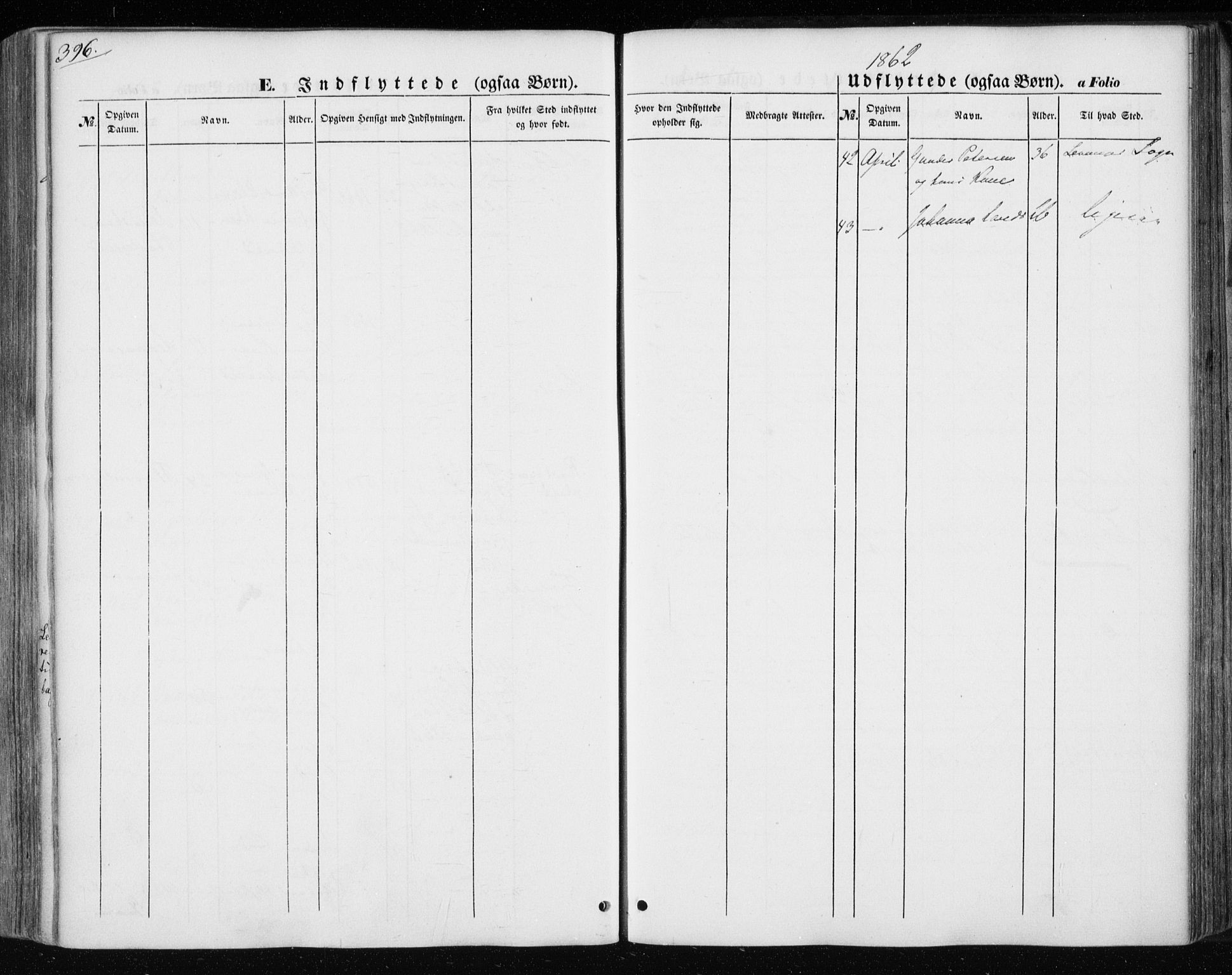 Ministerialprotokoller, klokkerbøker og fødselsregistre - Nord-Trøndelag, SAT/A-1458/717/L0154: Ministerialbok nr. 717A07 /1, 1850-1862, s. 396