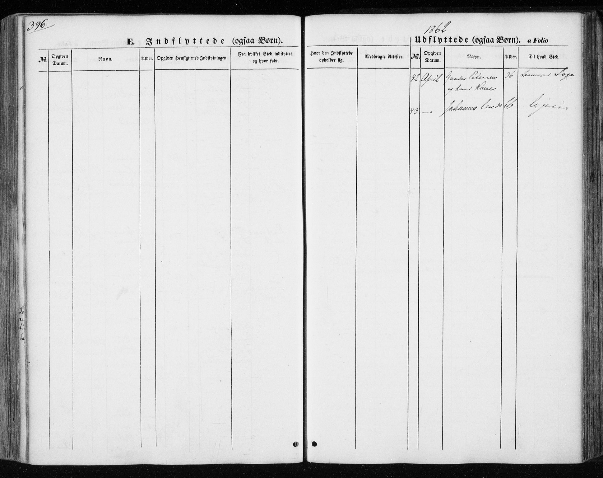 Ministerialprotokoller, klokkerbøker og fødselsregistre - Nord-Trøndelag, AV/SAT-A-1458/717/L0154: Ministerialbok nr. 717A07 /1, 1850-1862, s. 396