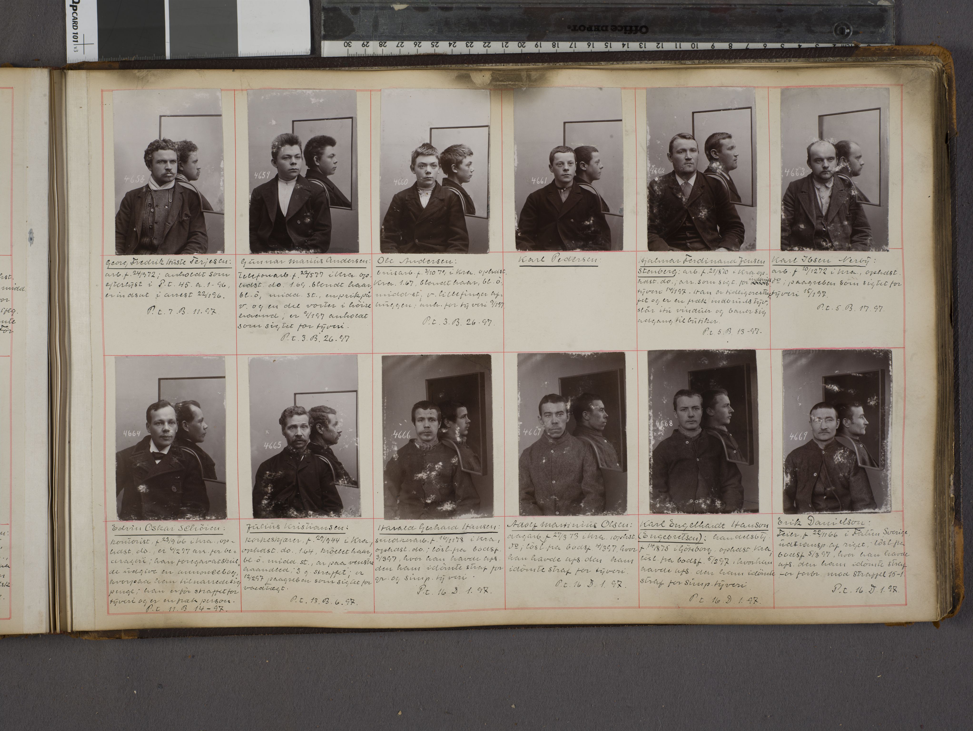 Oslo politikammer, Kriminalavdelingen, AV/SAO-A-11137/U/Ua/L0004: Forbryteralbum, 1895-1897, s. 53