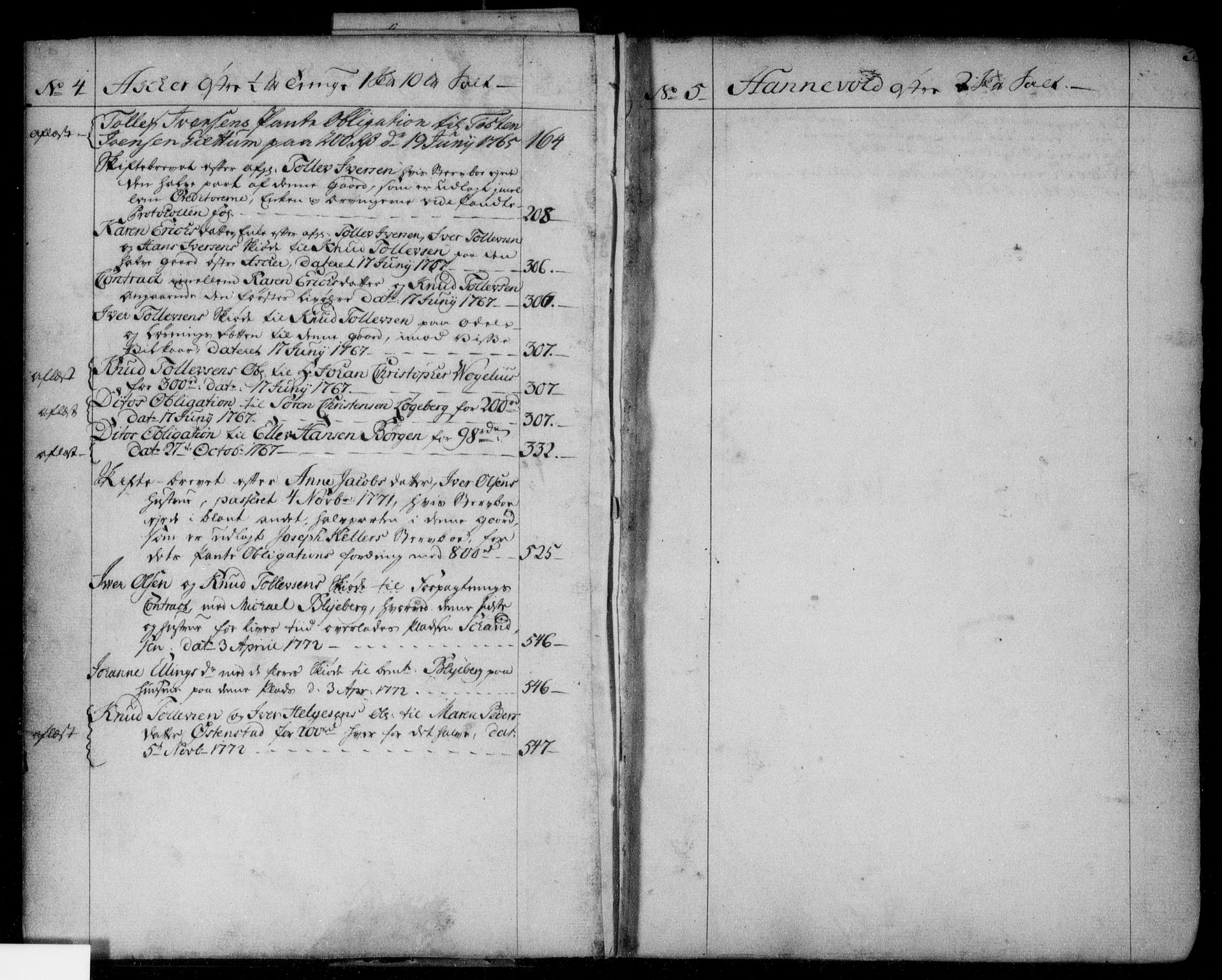 Aker sorenskriveri, AV/SAO-A-10895/G/Ga/Gab/Gaba/L0003: Panteregister nr. I 3, 1762-1773, s. 3