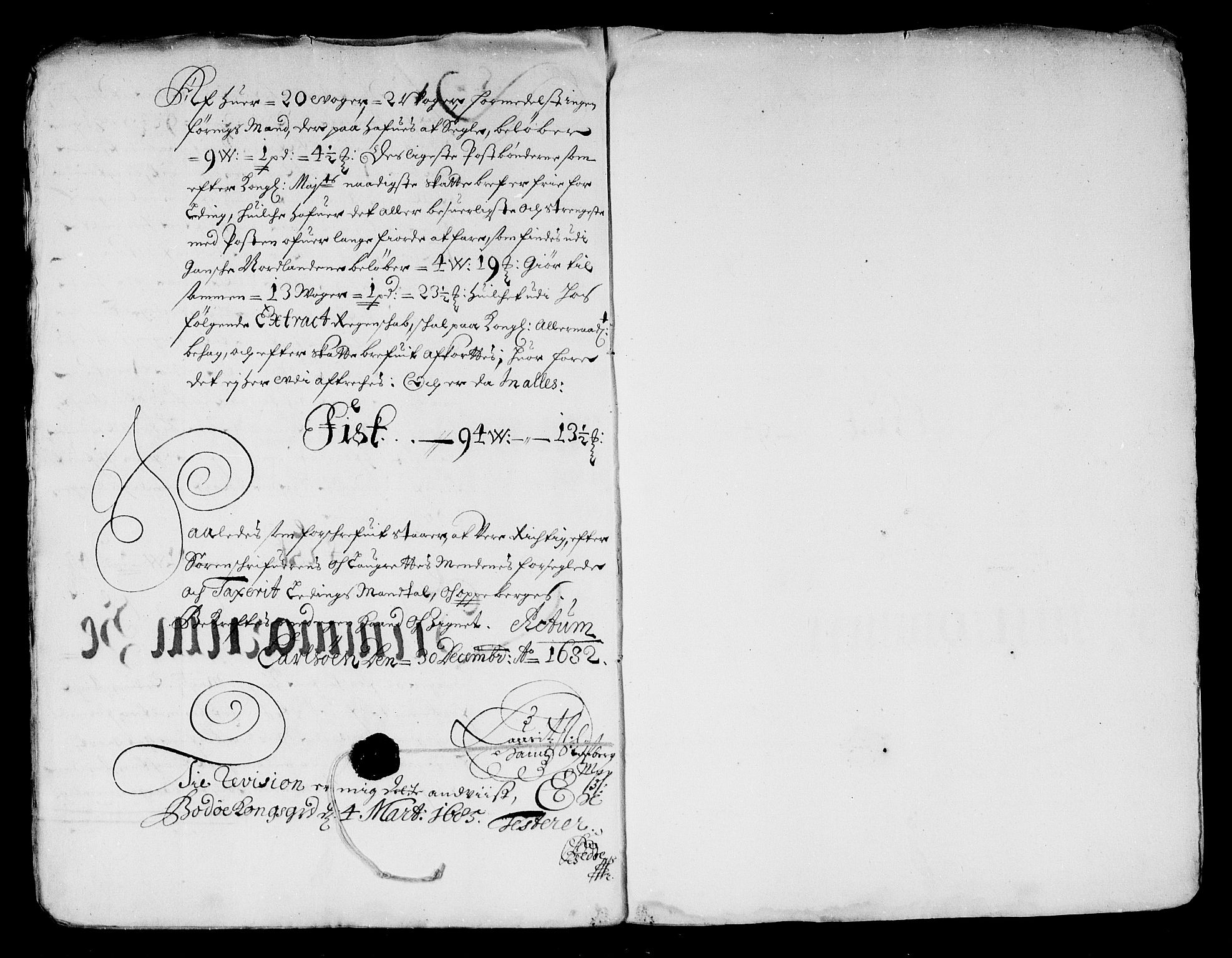 Rentekammeret inntil 1814, Reviderte regnskaper, Stiftamtstueregnskaper, Trondheim stiftamt og Nordland amt, AV/RA-EA-6044/R/Rg/L0070: Trondheim stiftamt og Nordland amt, 1682