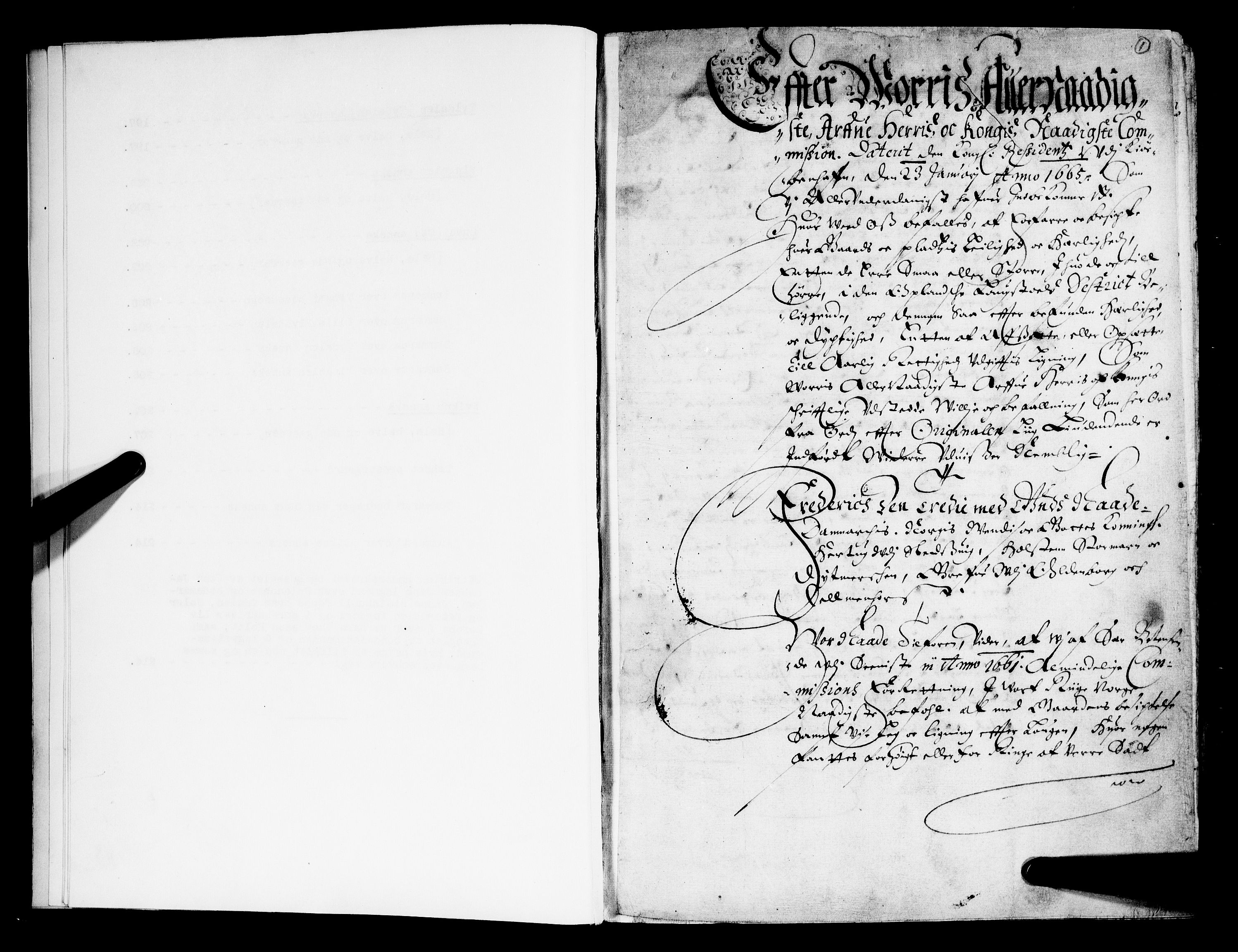 Rentekammeret inntil 1814, Realistisk ordnet avdeling, AV/RA-EA-4070/N/Nb/Nba/L0011: Odal, Solør og Østerdalen fogderi, 1667, s. 1a