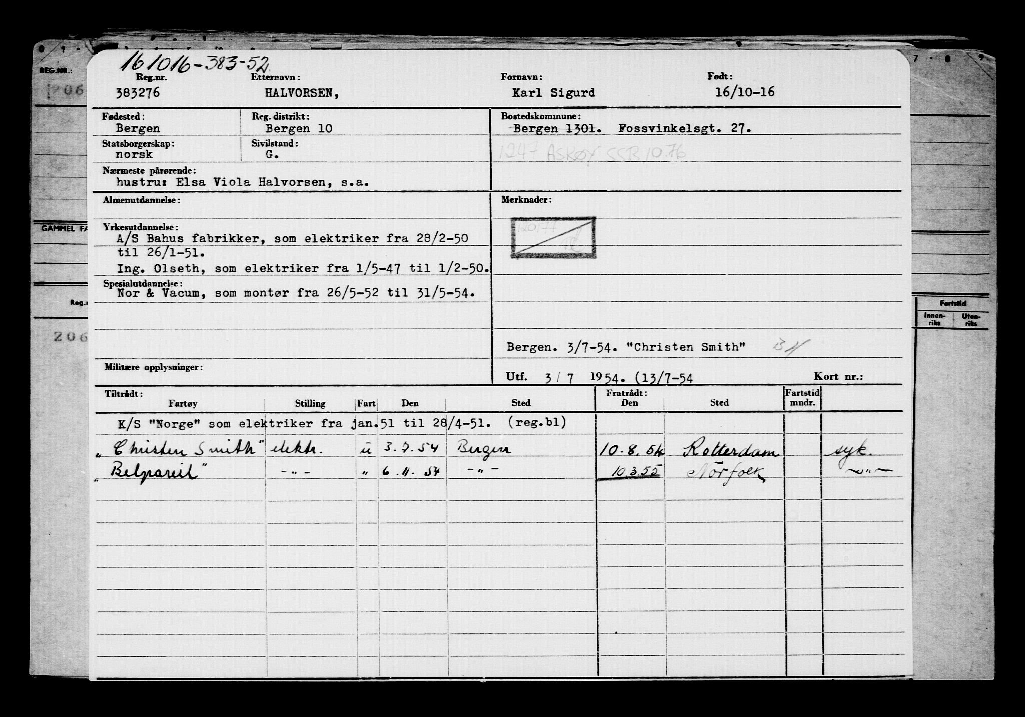 Direktoratet for sjømenn, AV/RA-S-3545/G/Gb/L0143: Hovedkort, 1916, s. 239