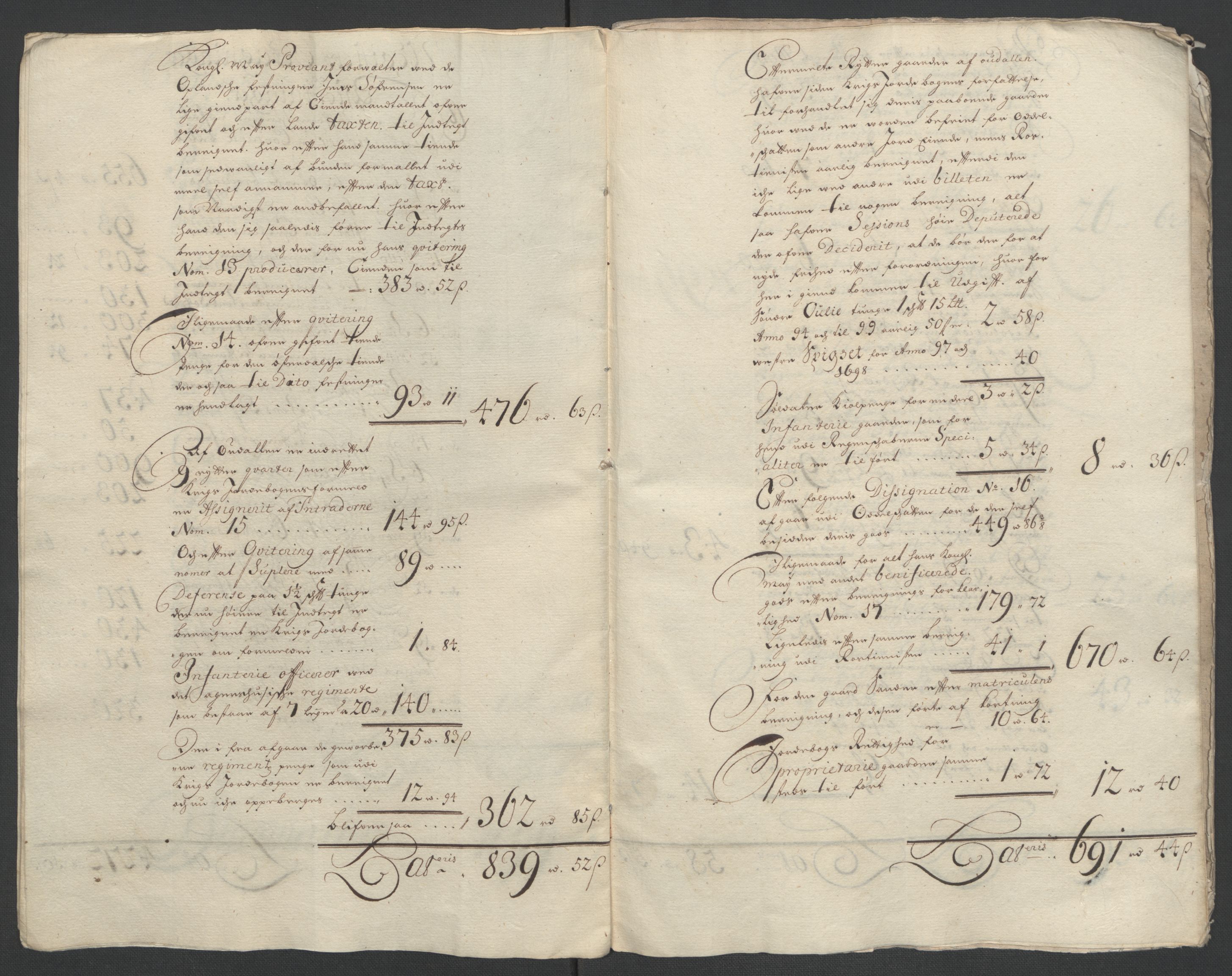 Rentekammeret inntil 1814, Reviderte regnskaper, Fogderegnskap, AV/RA-EA-4092/R13/L0836: Fogderegnskap Solør, Odal og Østerdal, 1698, s. 8