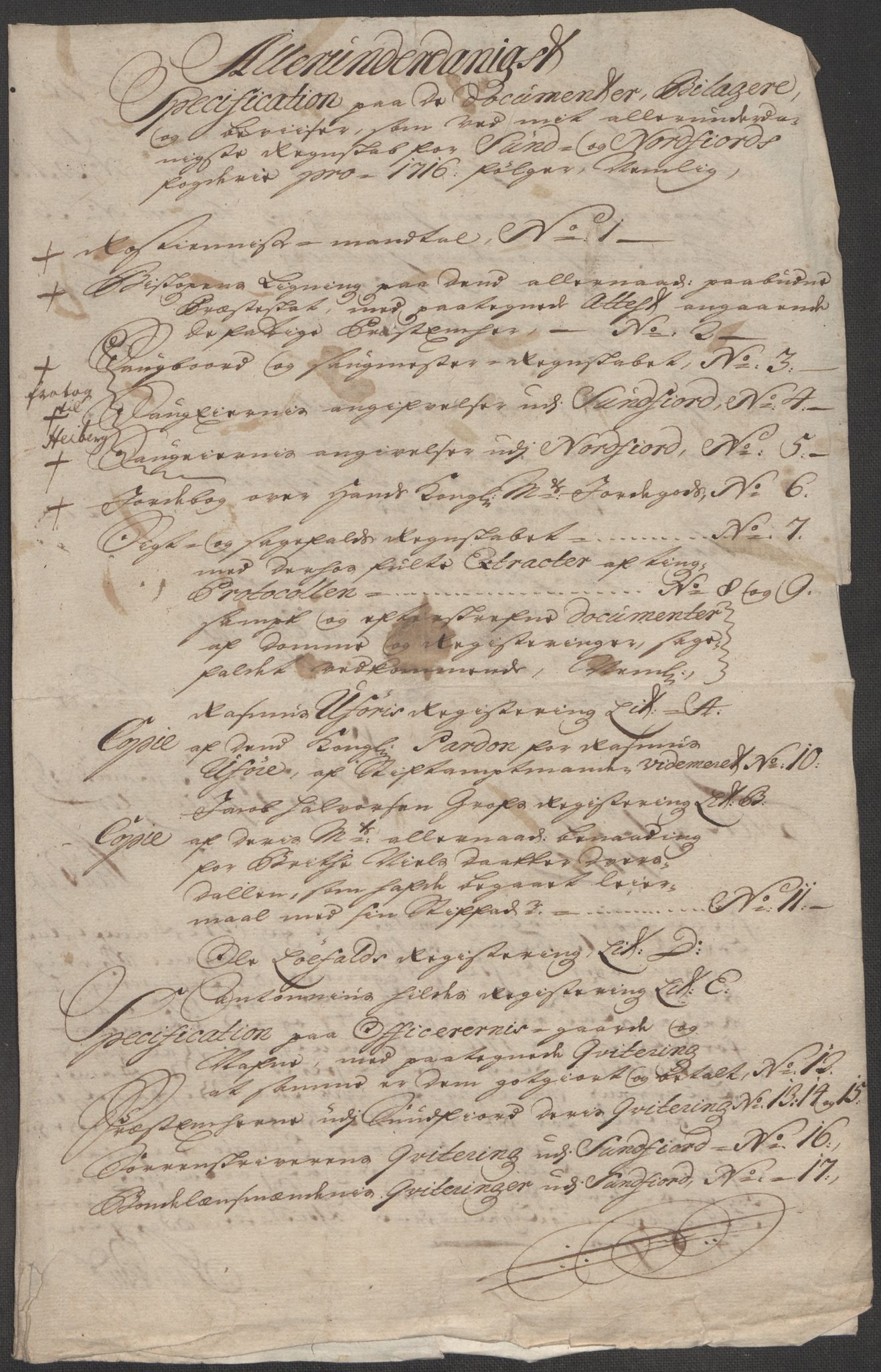 Rentekammeret inntil 1814, Reviderte regnskaper, Fogderegnskap, AV/RA-EA-4092/R53/L3440: Fogderegnskap Sunn- og Nordfjord, 1716, s. 35