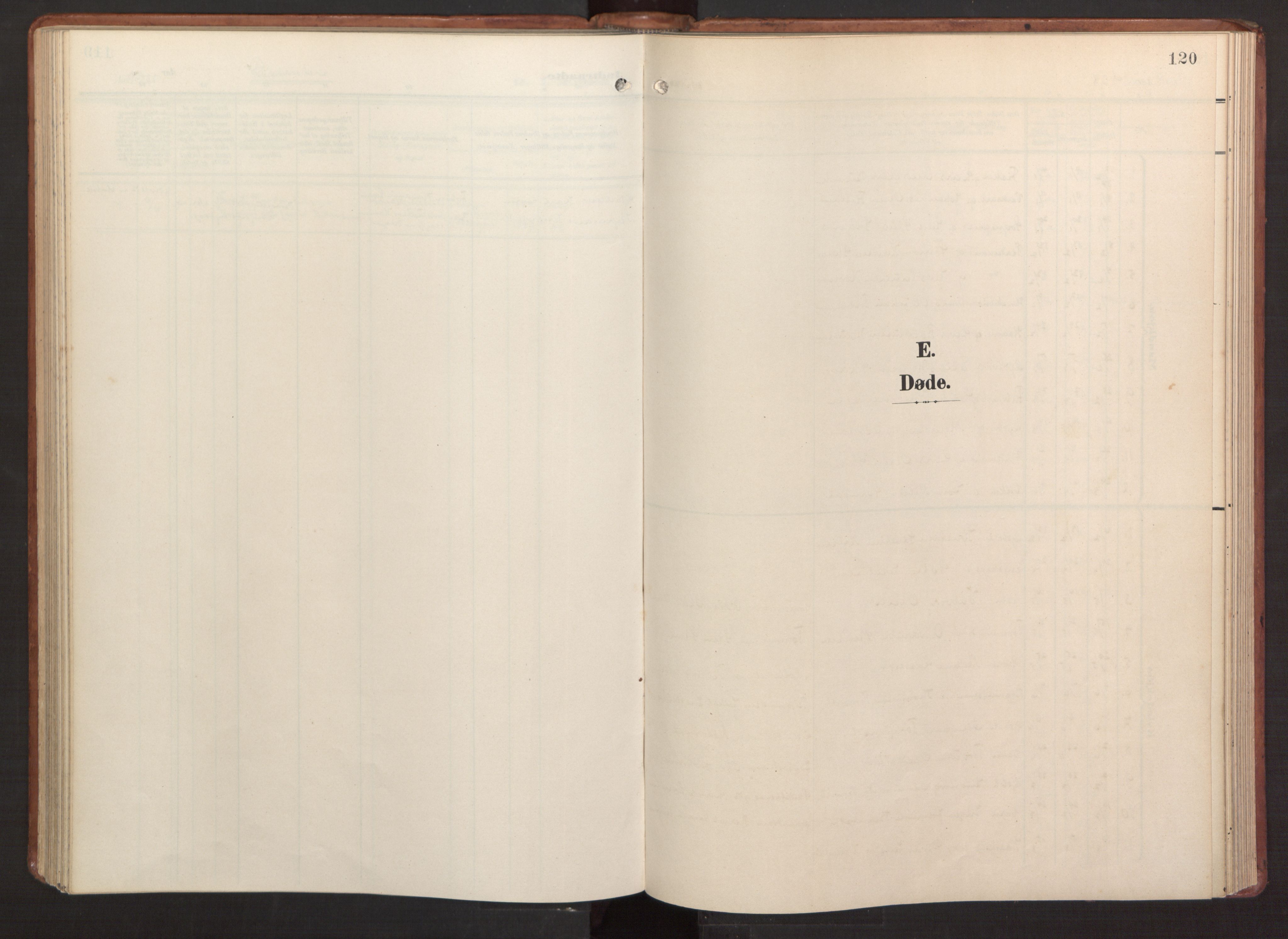 Fana Sokneprestembete, SAB/A-75101/H/Haa/Haab/L0004: Ministerialbok nr. B 4, 1908-1915, s. 120