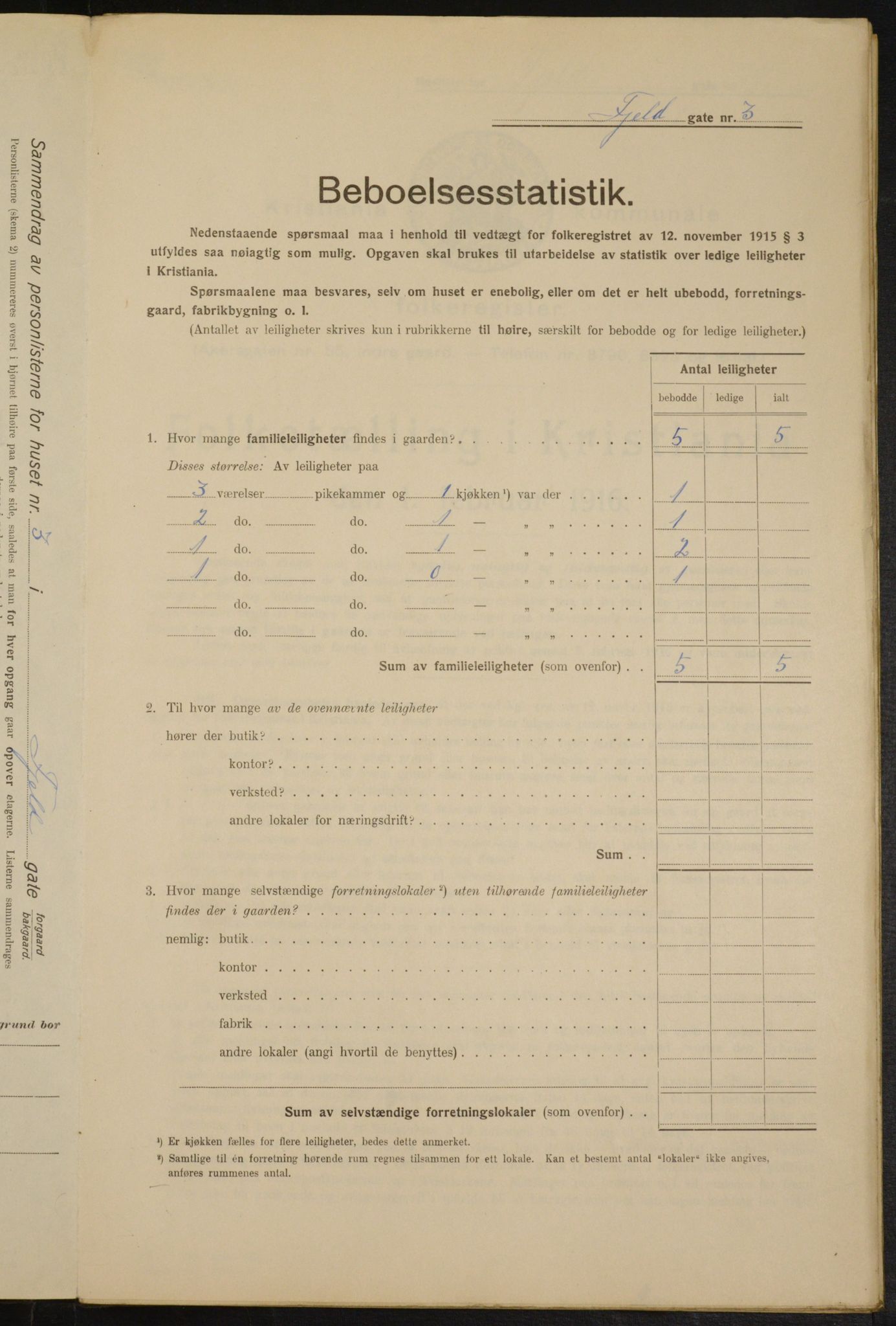 OBA, Kommunal folketelling 1.2.1916 for Kristiania, 1916, s. 24691