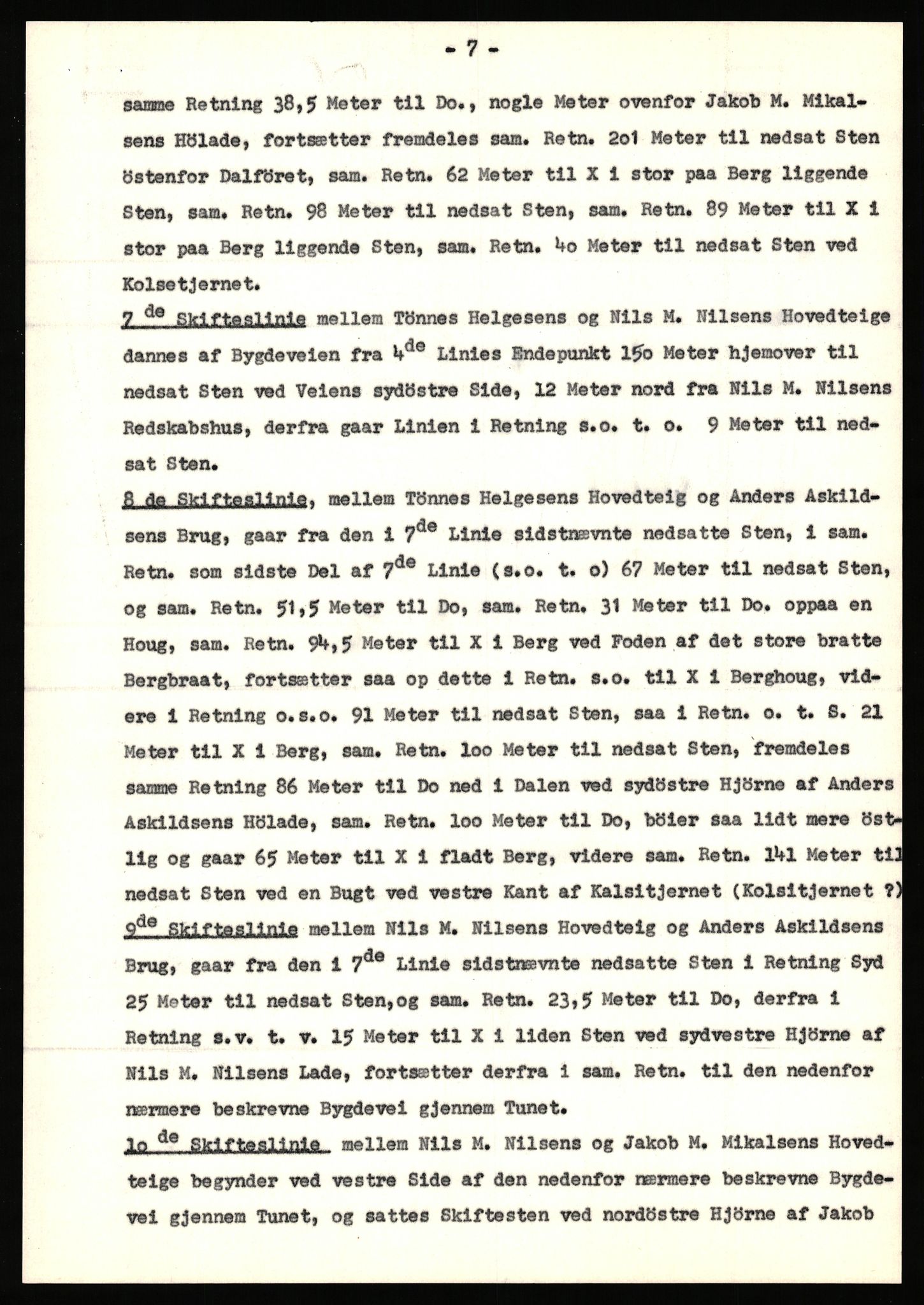 Statsarkivet i Stavanger, SAST/A-101971/03/Y/Yj/L0058: Avskrifter sortert etter gårdsnavn: Meling i Håland - Mjølsnes øvre, 1750-1930, s. 453